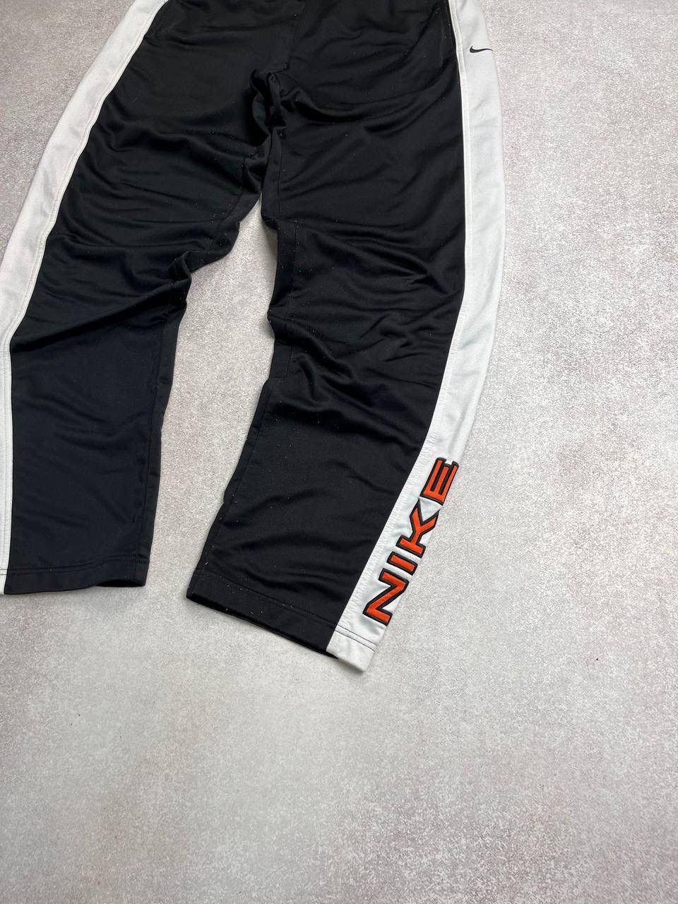 Nike × Vintage VINTAGE NIKE SWOOSH BAGGY FLARED TRACK PANTS FLARED Y2K L Size US 32 / EU 48 - 2 Thumbnail