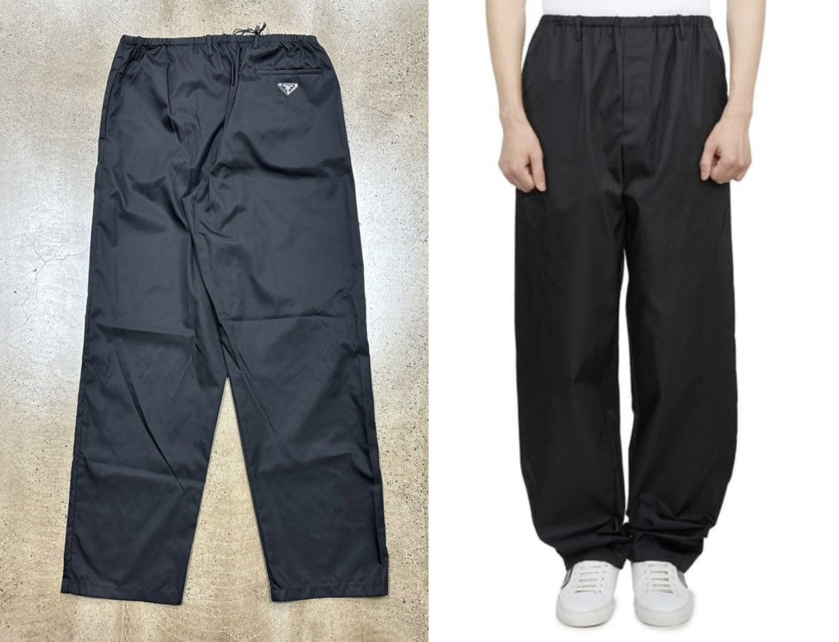 Prada 1999 flight Astro cargo nylon pants bondage archive military