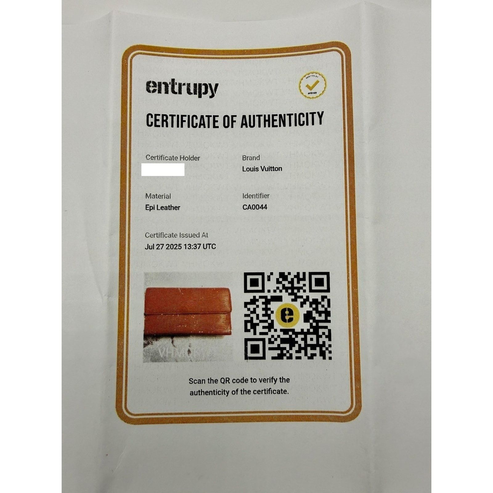 Louis Vuitton LOUIS VUITTON Epi Porte Tresor International Mandarin Wallet Size ONE SIZE - 9 Thumbnail