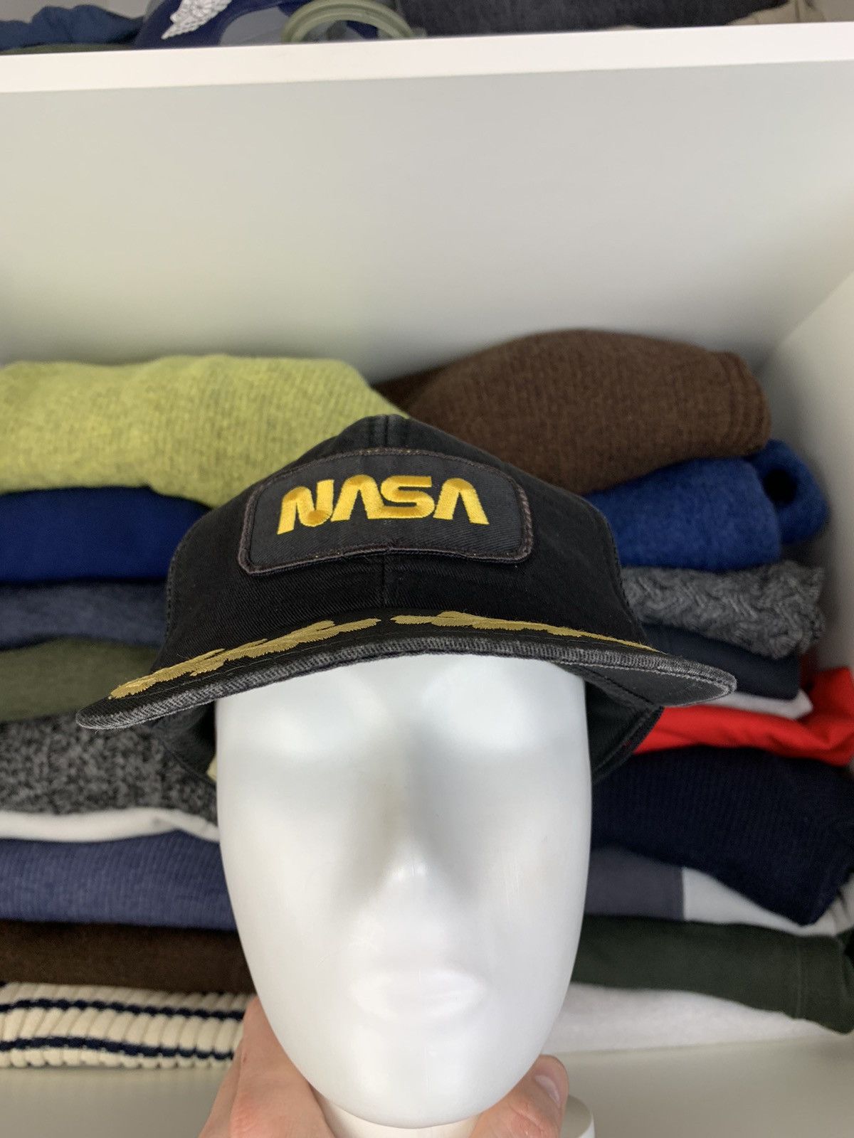 NASA × Vintage Vintage NASA Mesh Cap Hat Size ONE SIZE - 2 Thumbnail