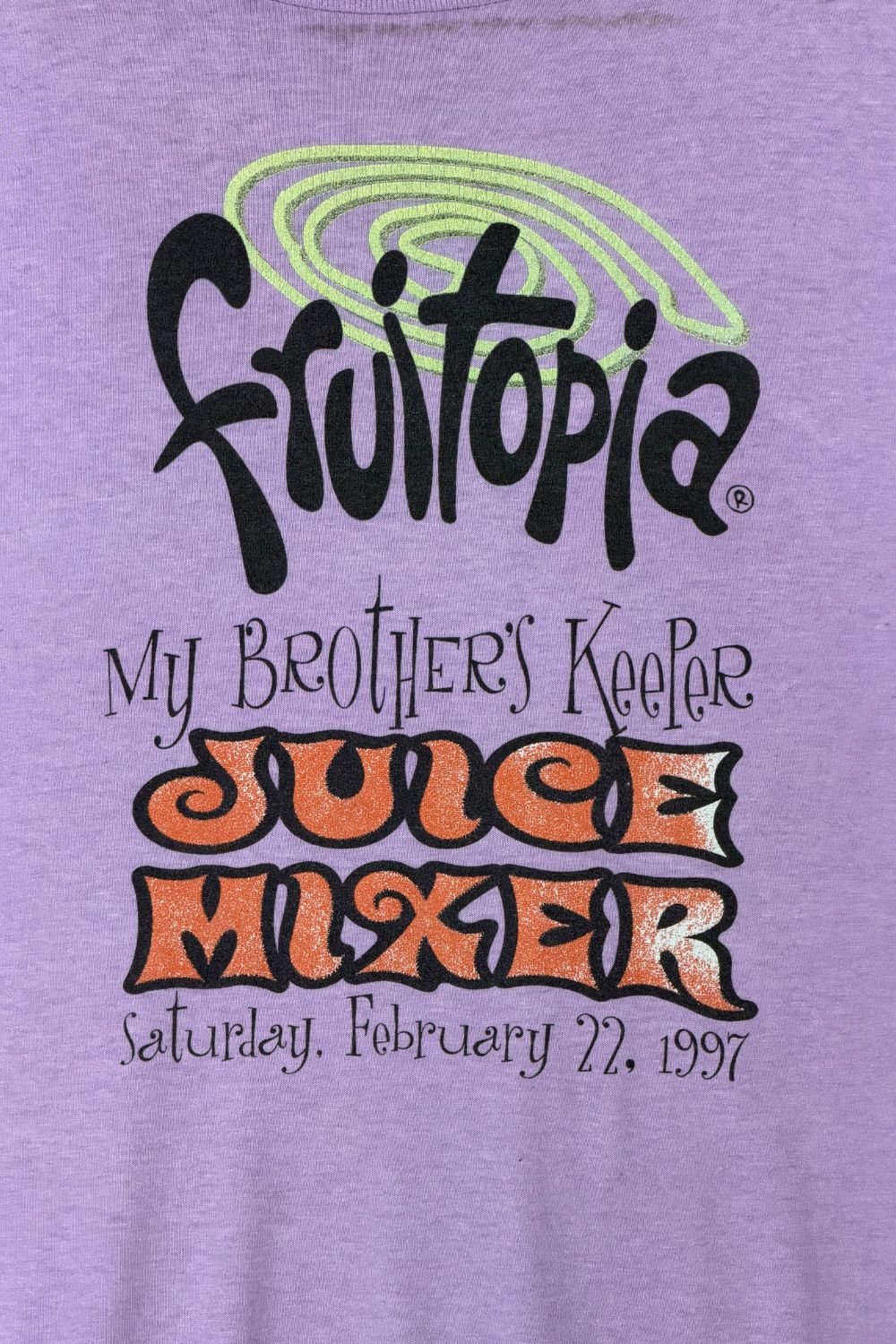 Vintage Vintage 1997 Fruitopia Juice Mixer Event T-Shirt Single Size US XXL / EU 58 / 5 - 10 Thumbnail