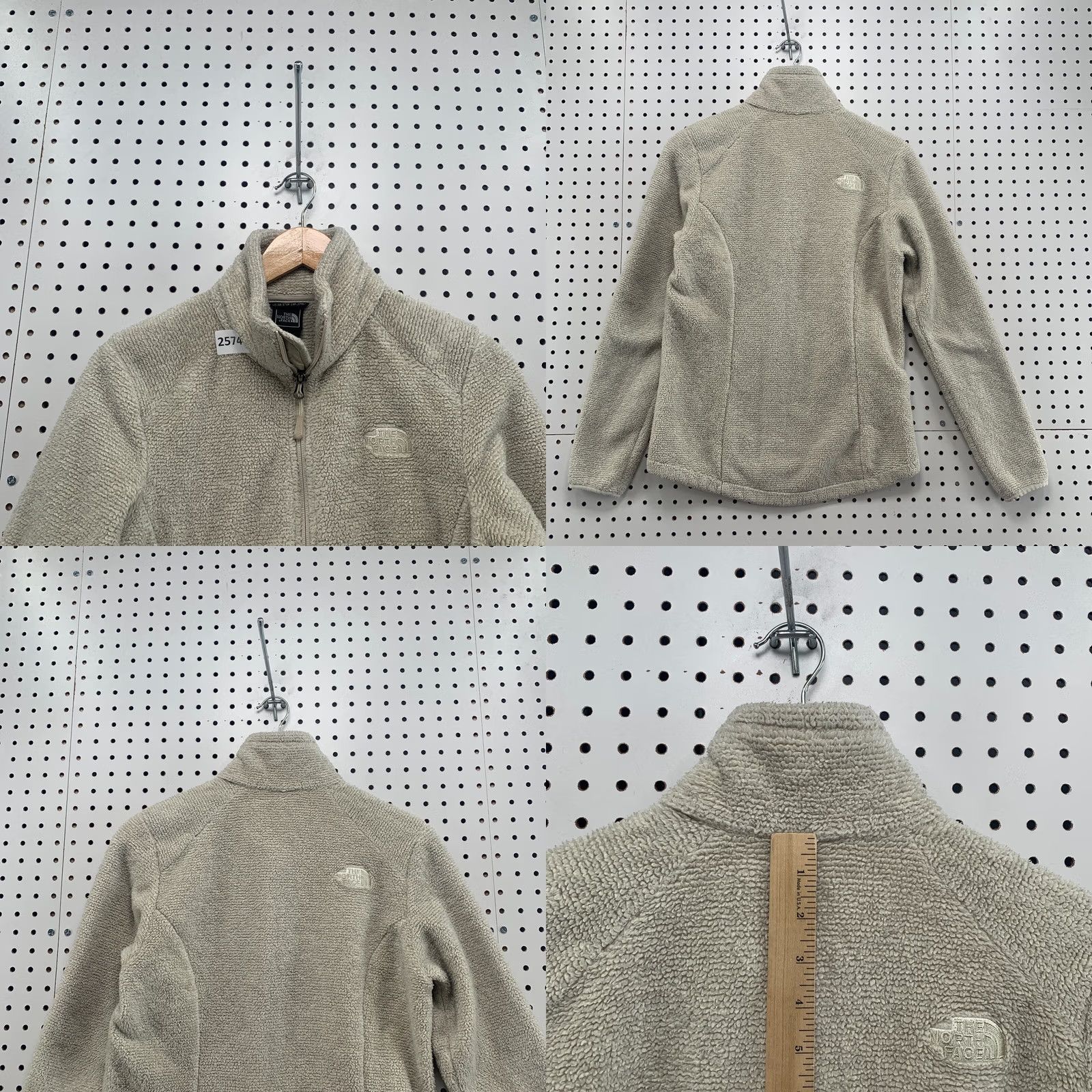 The North Face The North Face Jacket Sherpa Fleece WOmens ZIp Cream Ladies Small Size S / US 4 / IT 40 - 8 Thumbnail