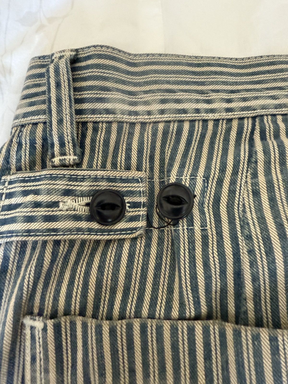 Kapital Kapital Hickoree Fatigue Baggy Pants Size US 33 - 8 Thumbnail