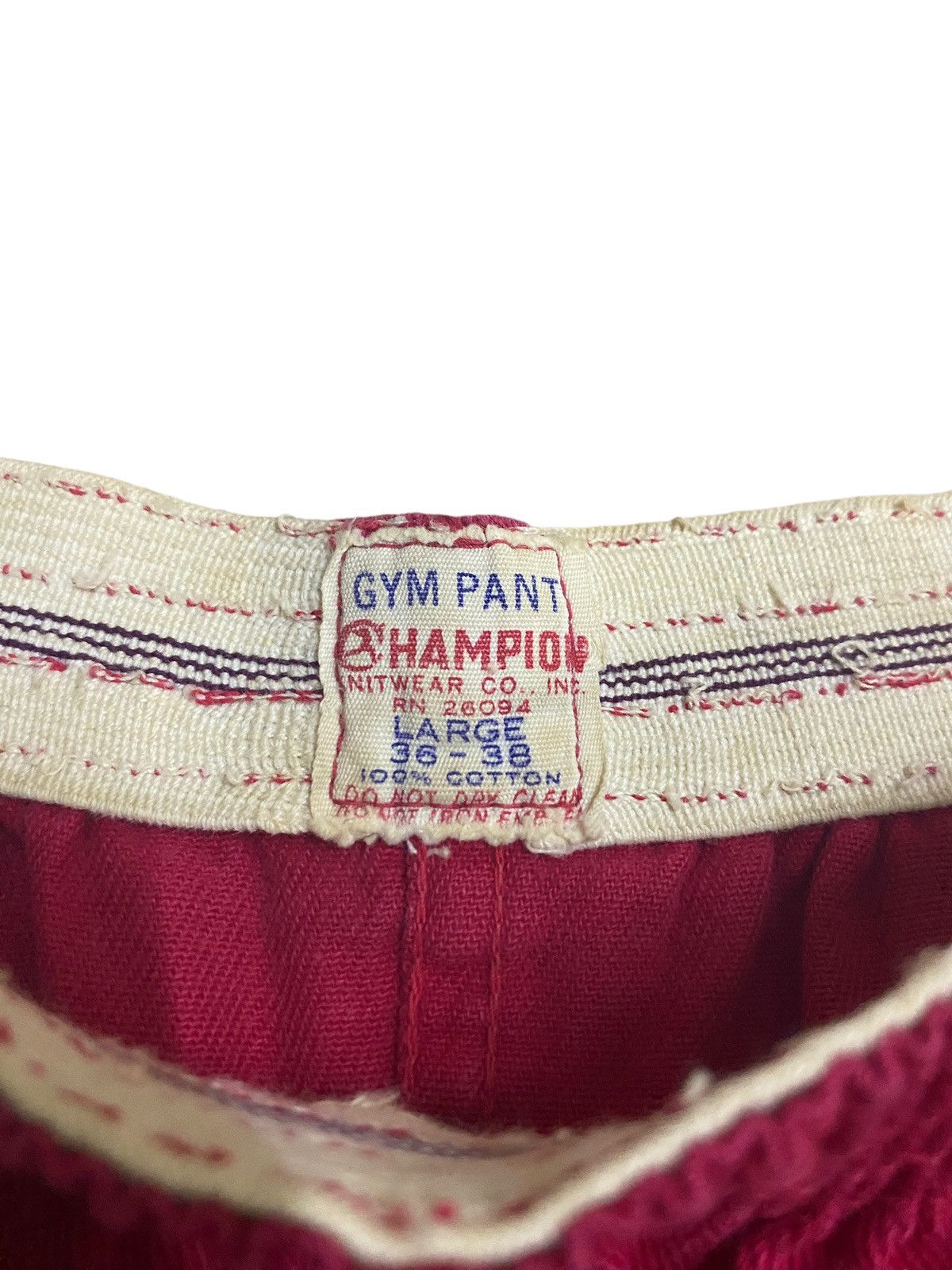 Champion Very Rare Vintage Champion Running Man Gym Pants 1950s Size US 34 / EU 50 - 6 Thumbnail