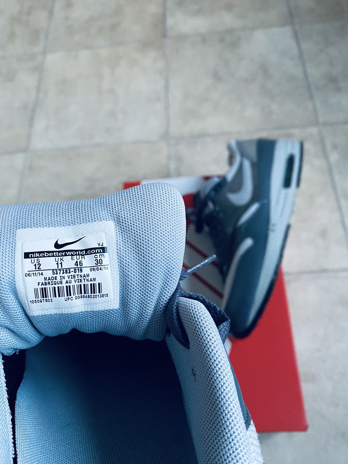 Nike × Patta NikeLab Air Max 1 Prm 2015 Atmos Tn Patta Size US 12 / EU 45 - 15 Thumbnail