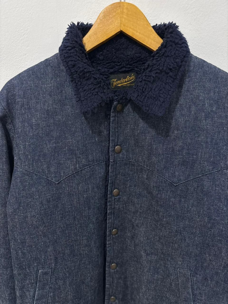 Tenderloin Tenderloin Boa Sherpa Western Denim Jacket Made in JAPAN Size US XS / EU 42 / 0 - 14 Thumbnail