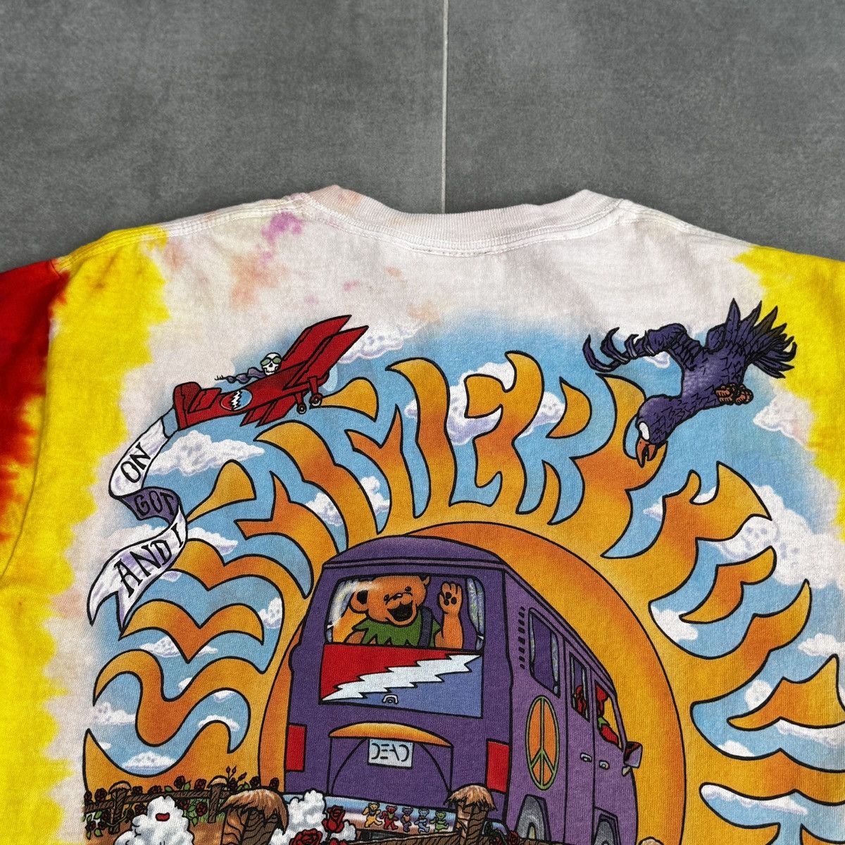 Liquid Blue Vintage 1994 Grateful Dead Summer Tour Bus Tie Dye Shirt Size US S / EU 44-46 / 1 - 18 Thumbnail