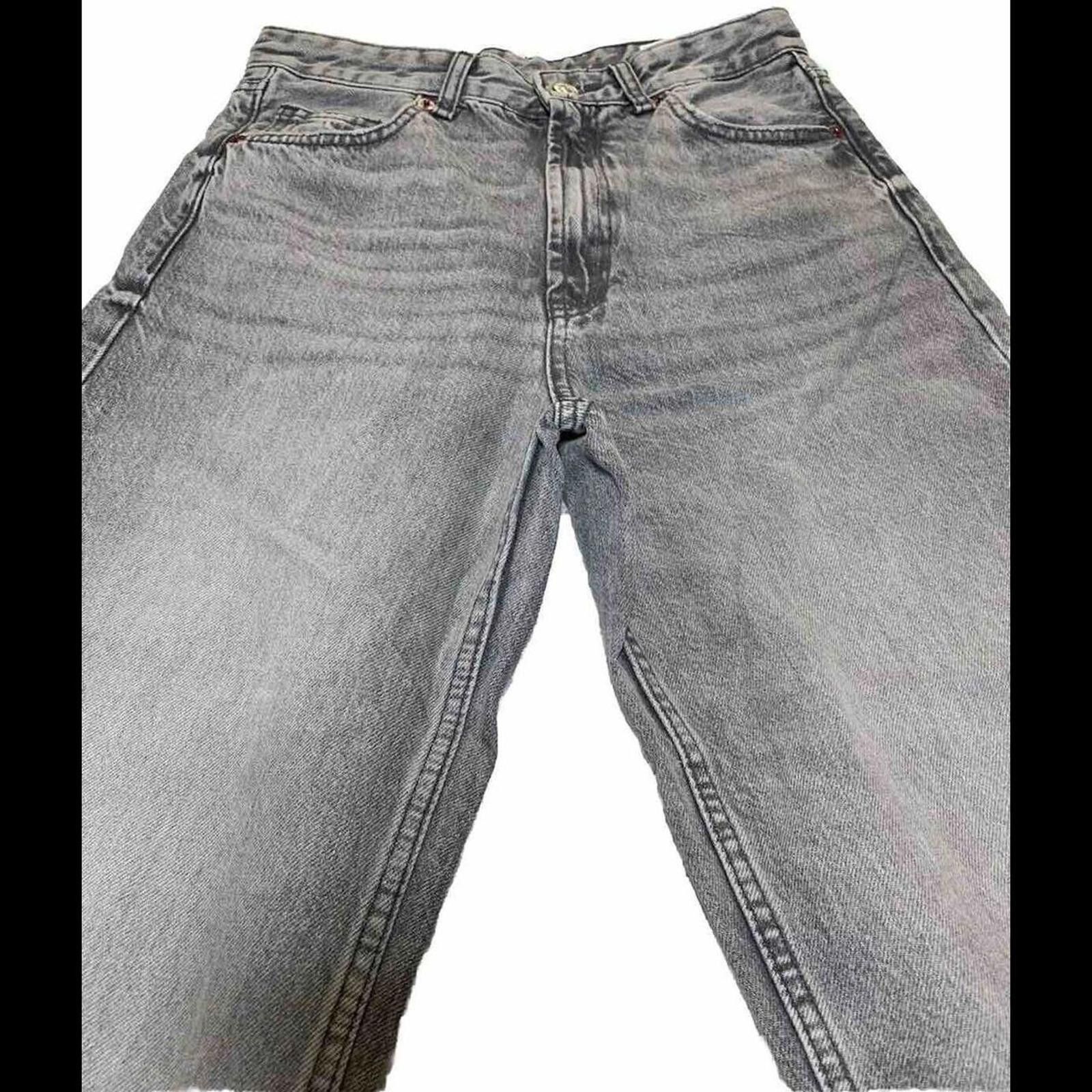 Zara Zara Women's Grey Jeans Size 28" / US 6 / IT 42 - 2 Thumbnail