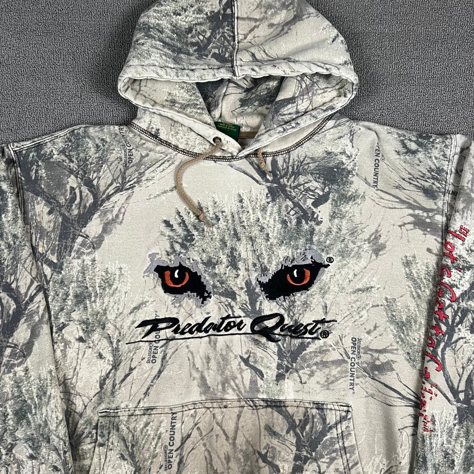 image of Predator Cabelas Realtree Camo Hoodie Sweatshirt in Green, Men's (Size 2XL)