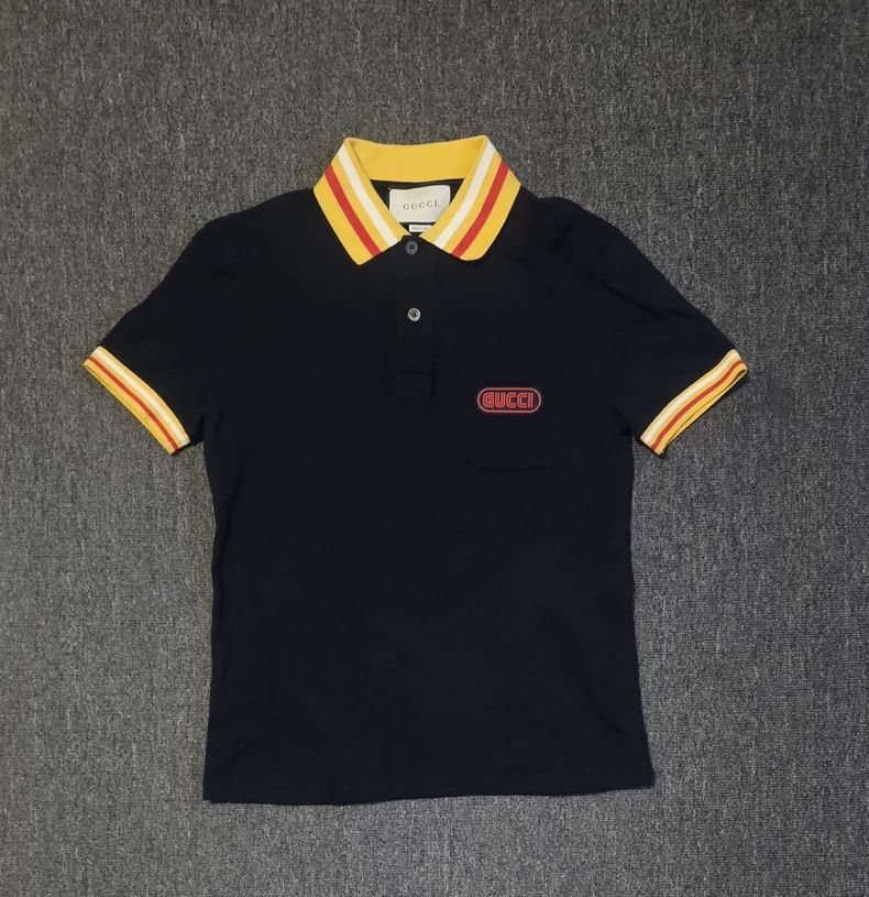 Gucci Gucci Black polo shirt 2503-Nextarrow Size US XS / EU 42 / 0 - 1 Thumbnail