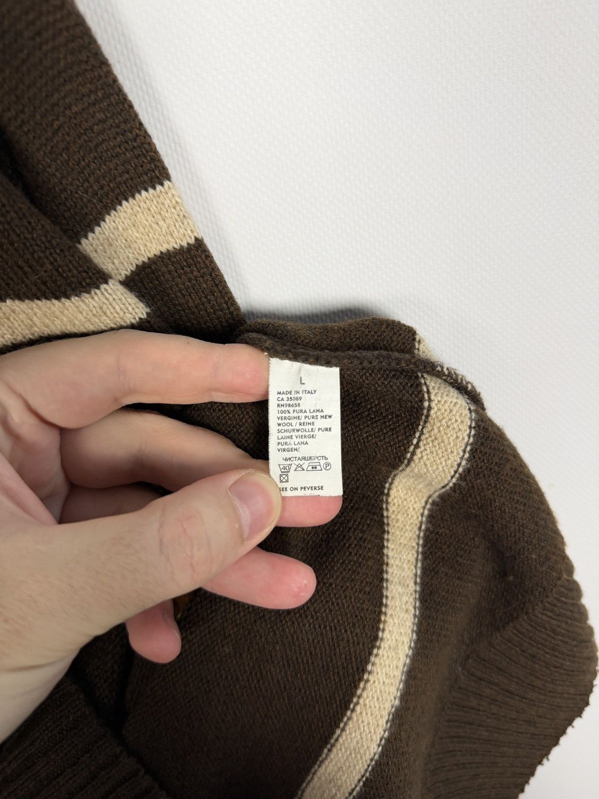 Paul & Shark Paul Shark Wool Sweater Striped Pullover Vintage Italy Sz L Size US L / EU 52-54 / 3 - 10 Thumbnail