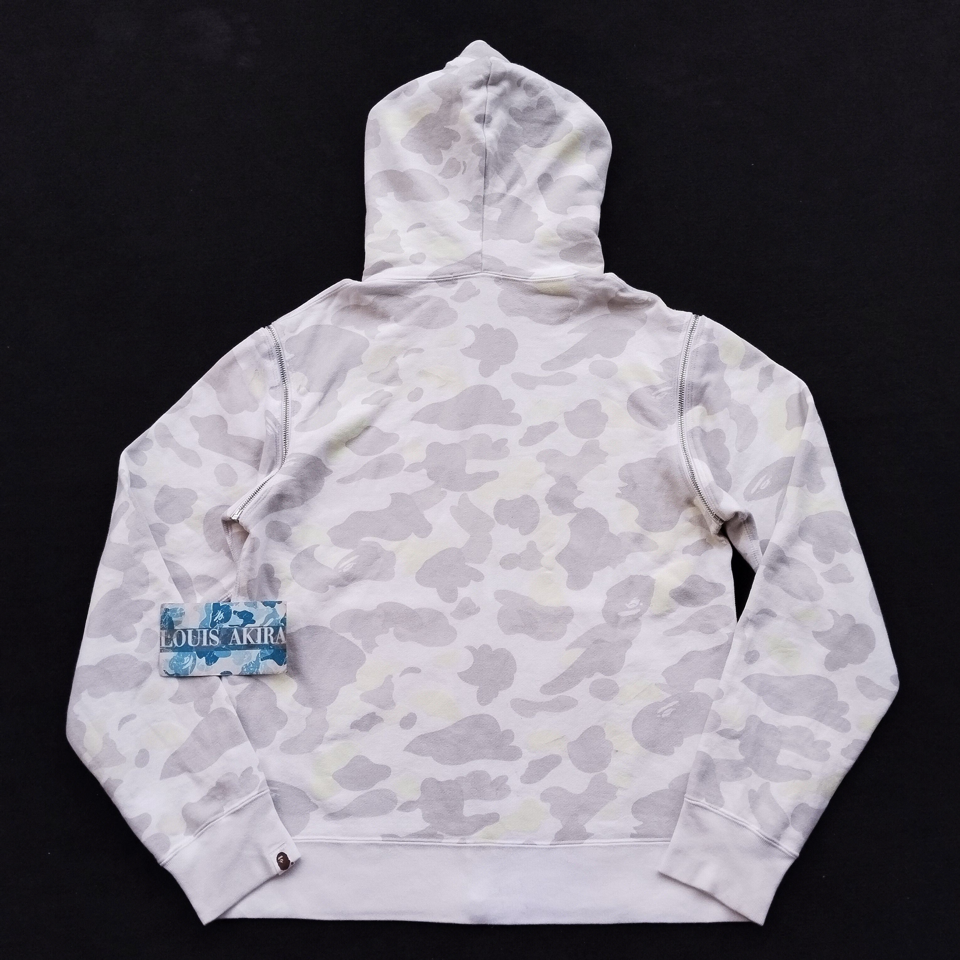 Bape 2015 Bape City Camo Detachable Sleeve Full Zip Hoodie Size US L / EU 52-54 / 3 - 5 Thumbnail