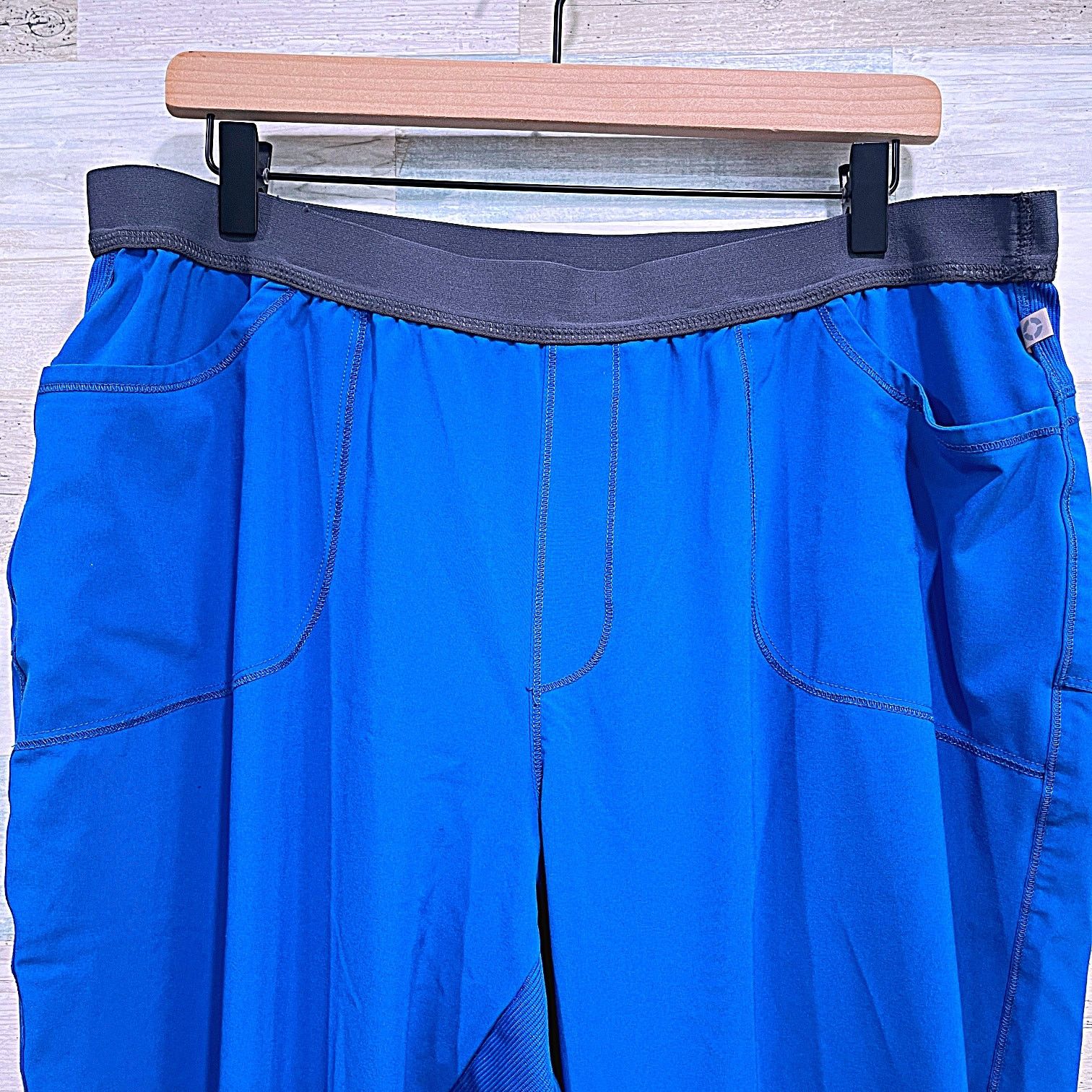 Other INFINITY Cherokee Slim Pull On Scrub Pants Blue Womens XLT Size 38" / US 16 / IT 52 - 2 Thumbnail