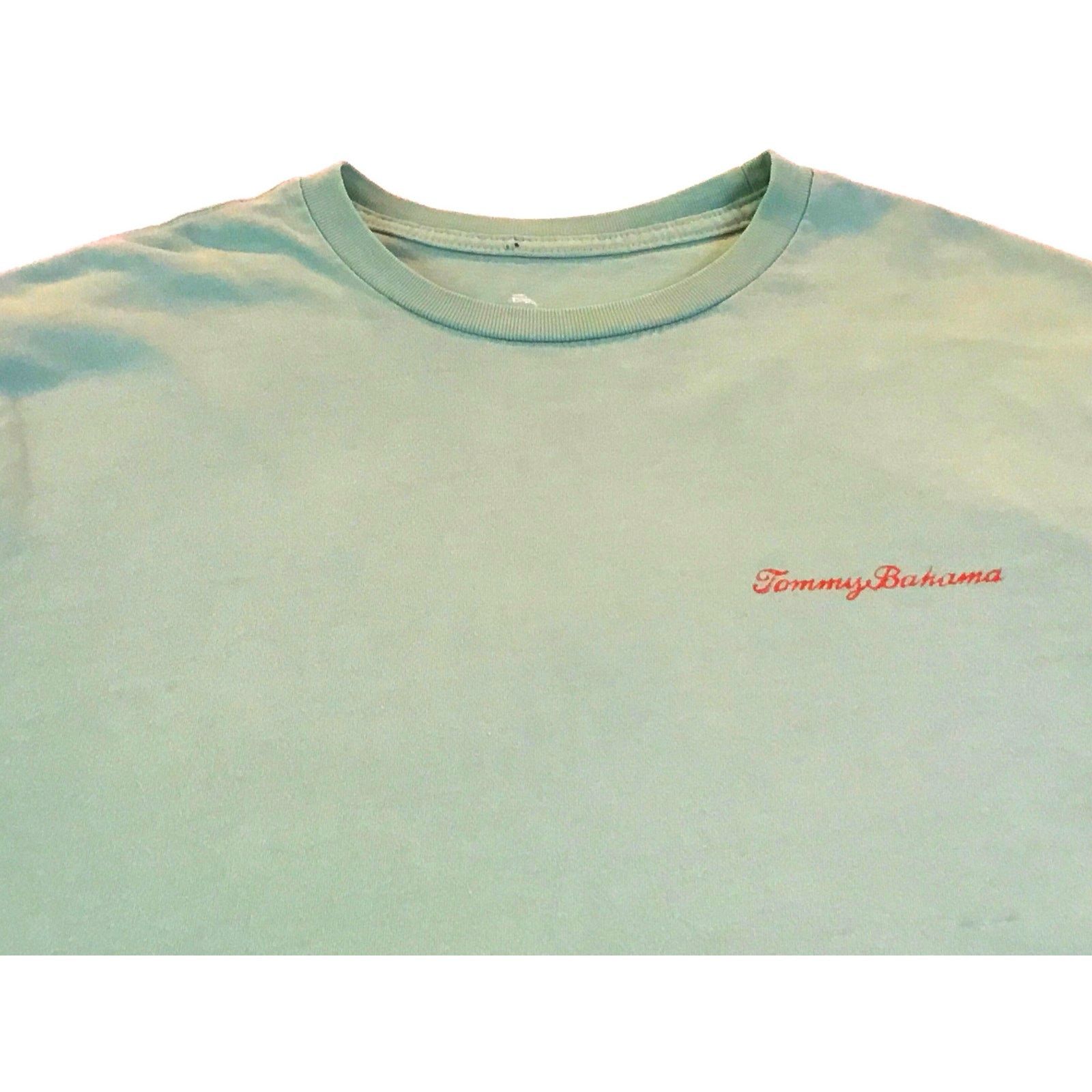 Tommy Bahama Tommy Bahama T-Shirt Parrotal Guidance Suggested Green Med Size US M / EU 48-50 / 2 - 5 Thumbnail
