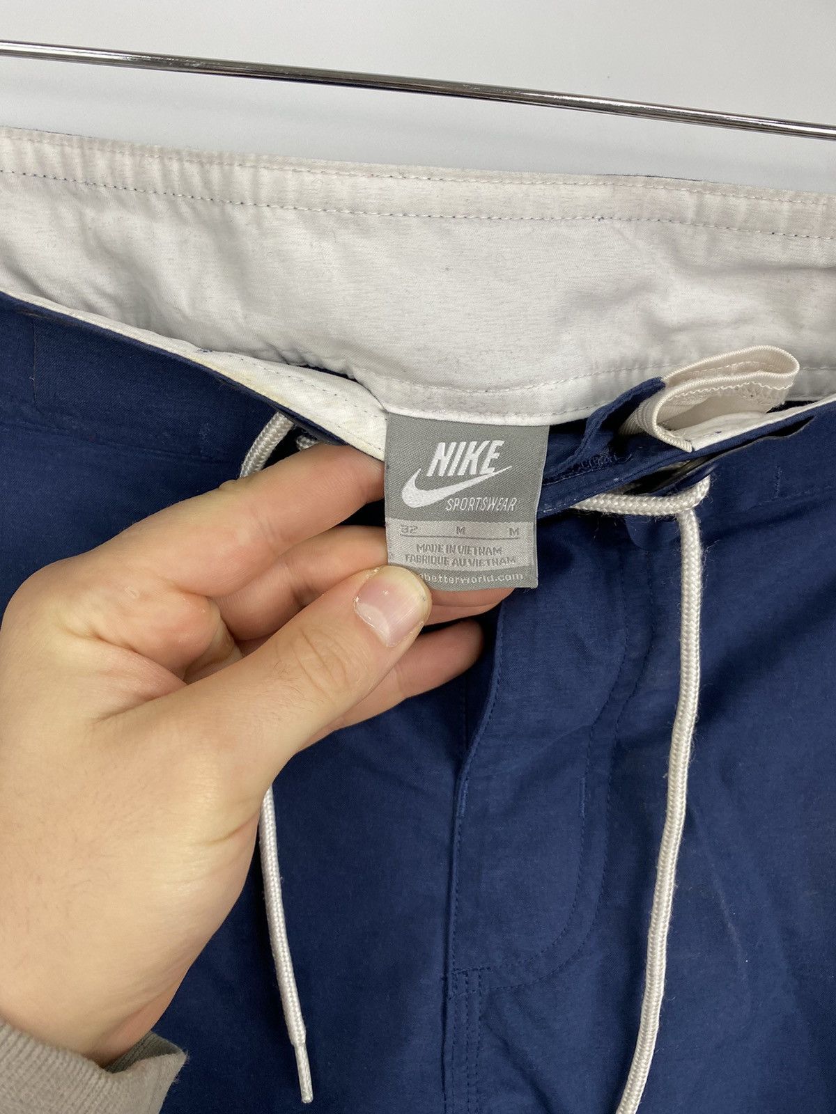 Nike 🇺🇸 Vintage 90s Nike Shorts Y2K Rare Retro Hype Size US 32 / EU 48 - 4 Thumbnail