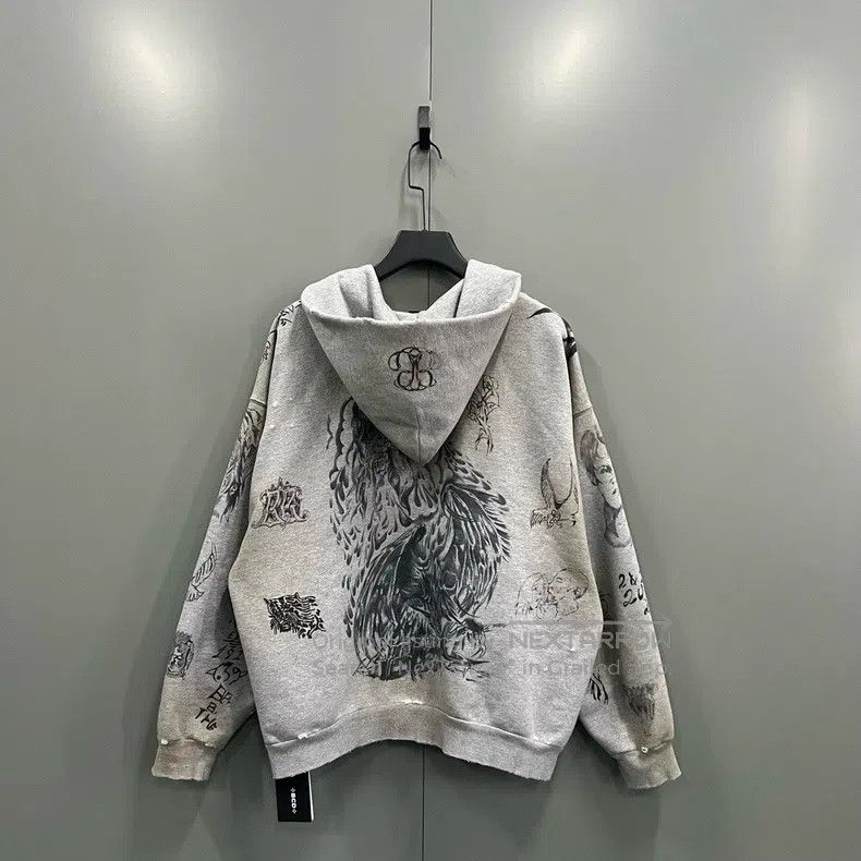 Balenciaga Balenciaga Mud-Dyed Distressed Graffiti Jacket Size US M / EU 48-50 / 2 - 2 Thumbnail