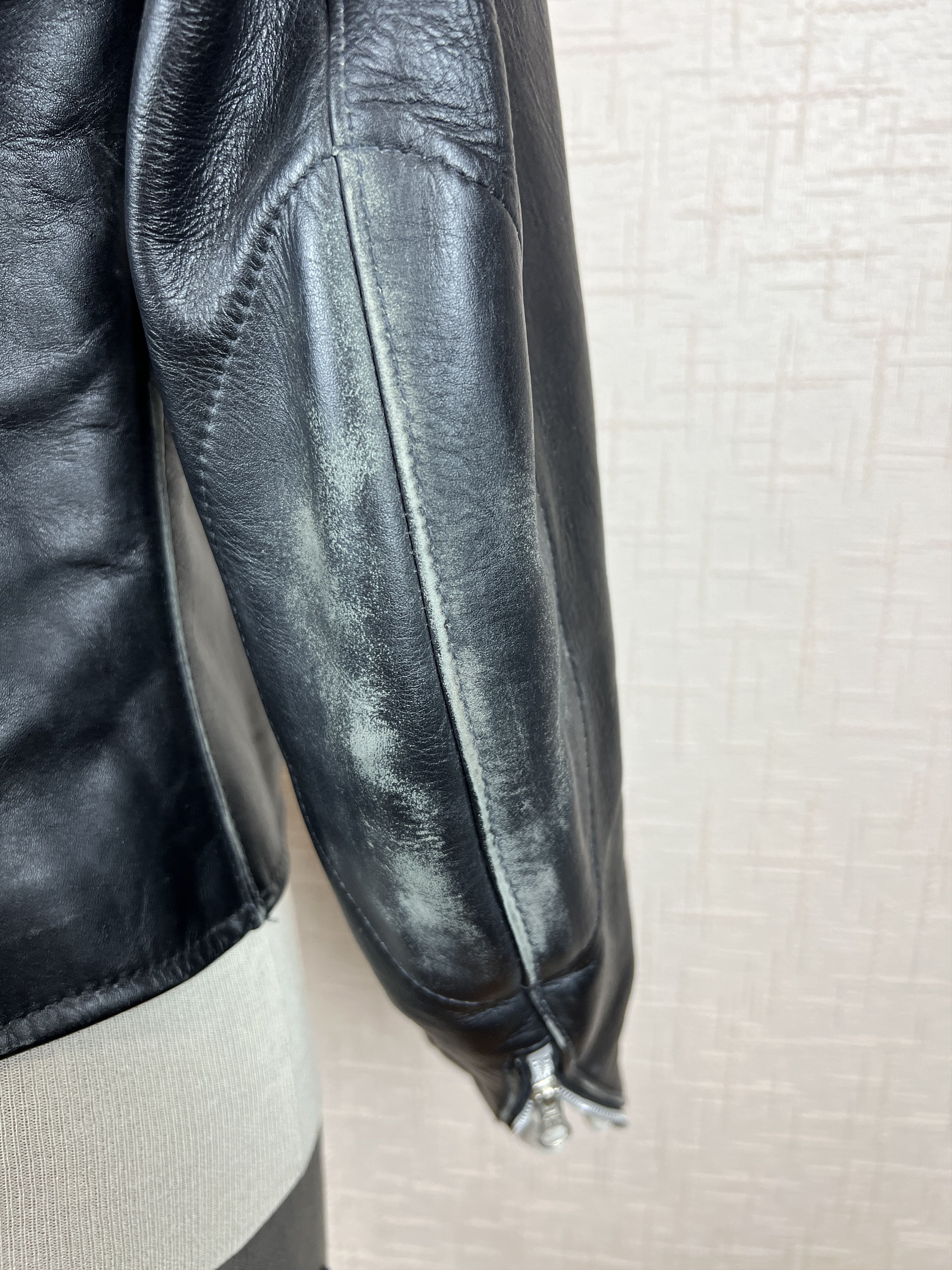 Vanson Leathers × Vintage Vanson Leathers Vintage Motorcycle Cafe Racer Jacket Size M / US 6-8 / IT 42-44 - 7 Thumbnail