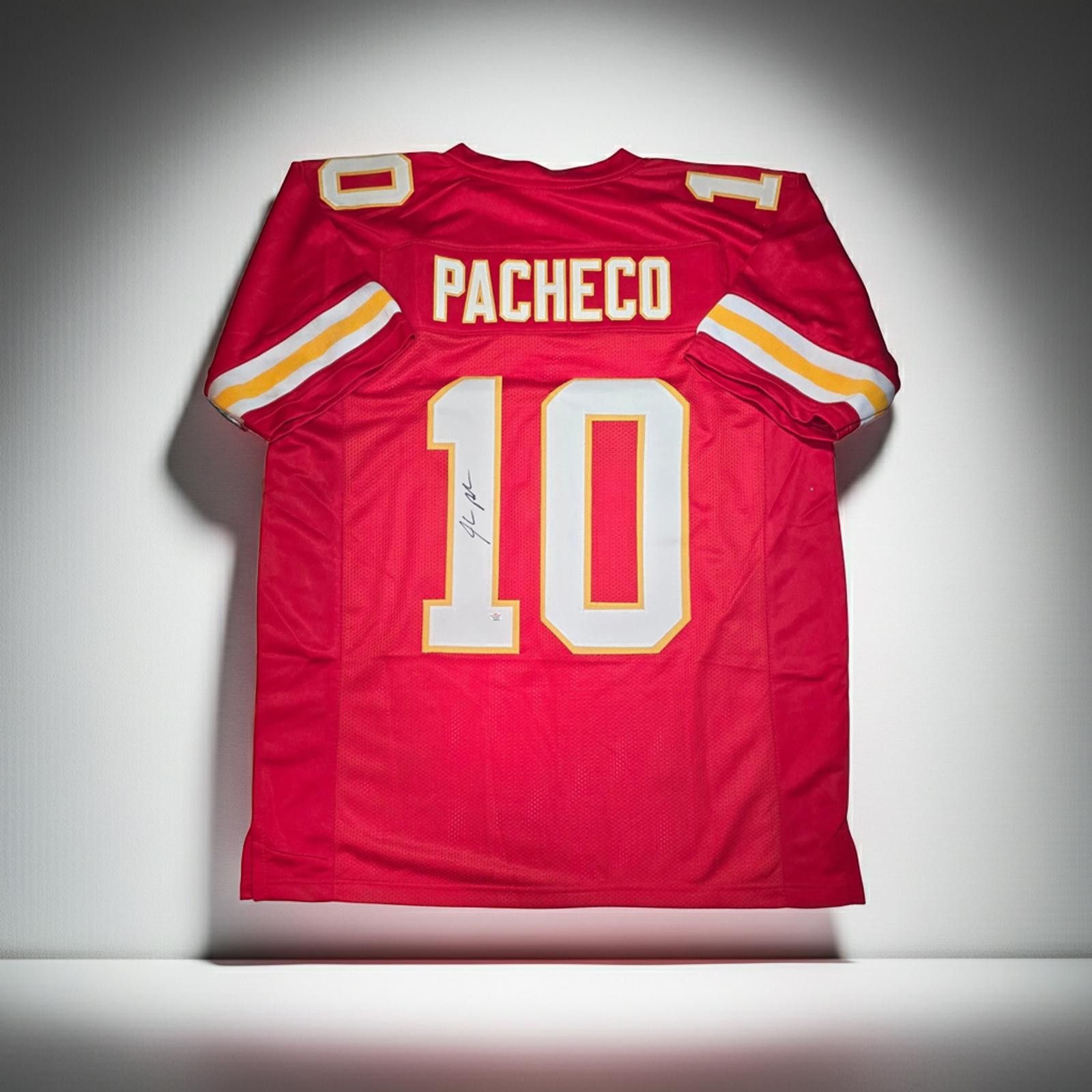 Other Isiah Pacheco KC Chiefs autographed football jersey COA (XL) Size ONE SIZE - 1 Thumbnail