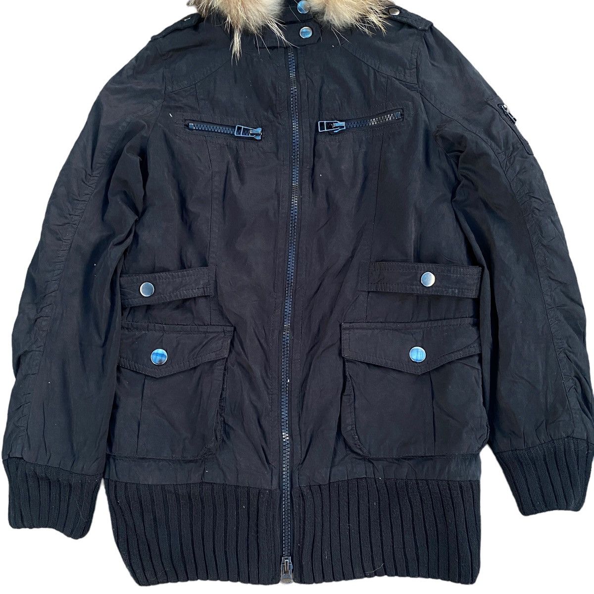 If Six Was Nine 2000's Own Zone Fur Raccoon Jacket Lgb Style Size US M / EU 48-50 / 2 - 3 Thumbnail