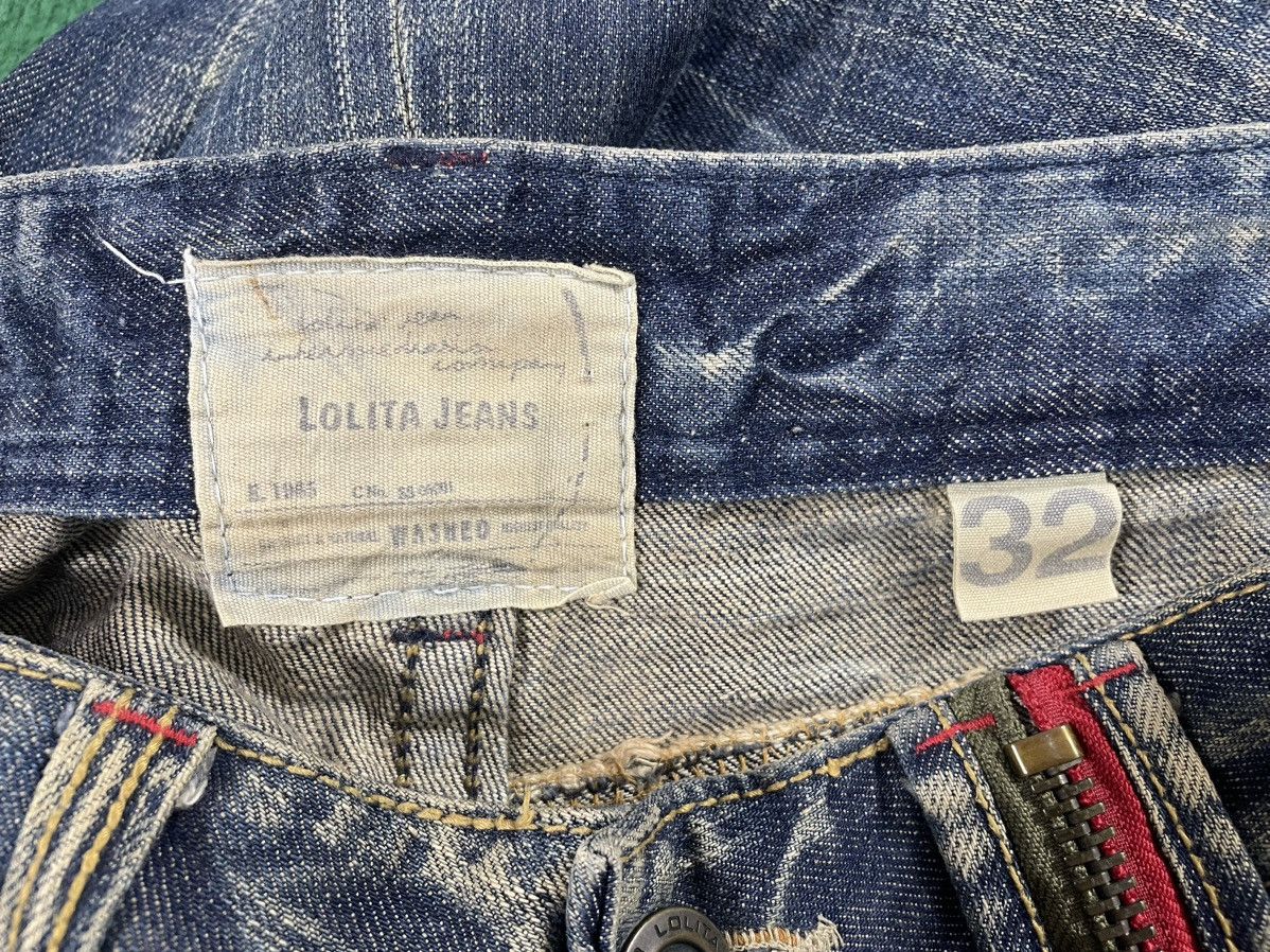 Japanese Brand Japanese Lolita Distressed Flair Cut Jeans Size US 34 / EU 50 - 8 Thumbnail