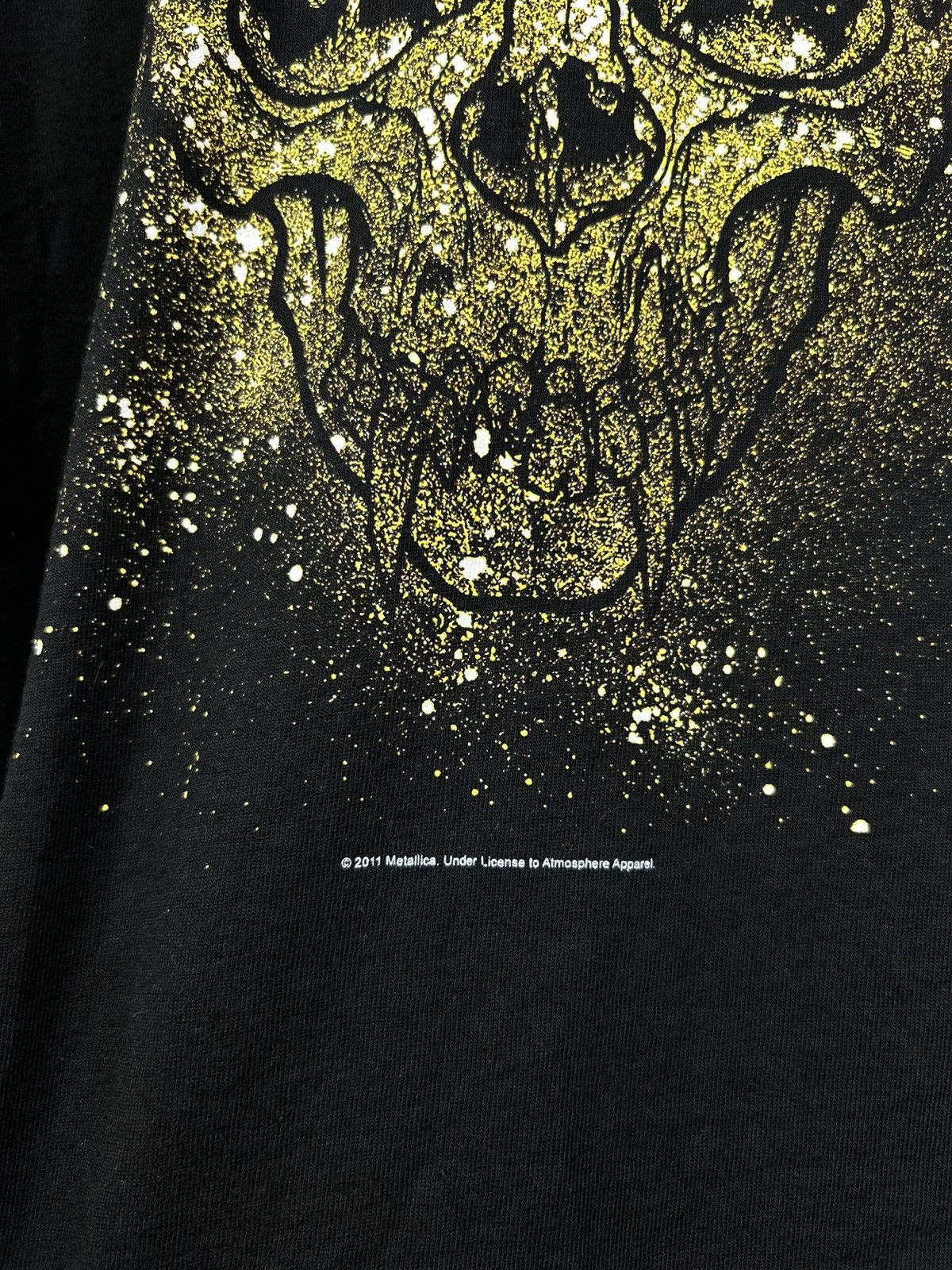 Band Tees Vintage Metallica 2011 Skull Band T-Shirt Size L Size US L / EU 52-54 / 3 - 5 Thumbnail