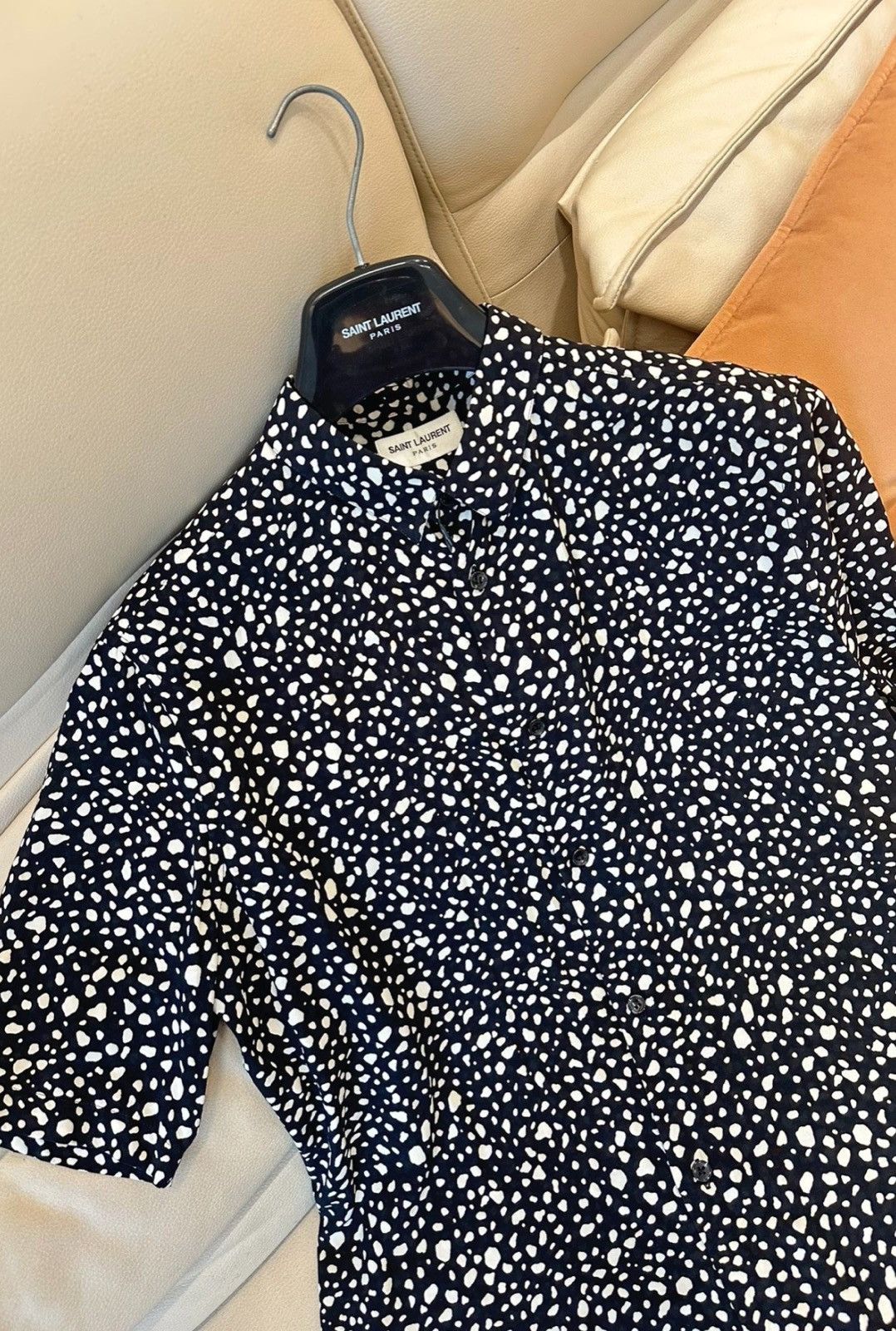 Saint Laurent Paris Saint Laurent SS18 Babycat Leopard Print Short-Sleeve Shirt Size US M / EU 48-50 / 2 - 2 Thumbnail