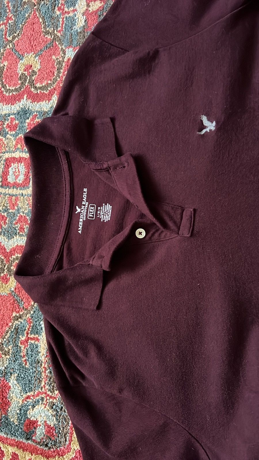 American Eagle Outfitters American eagle collared T shirt Size US L / EU 52-54 / 3 - 4 Thumbnail