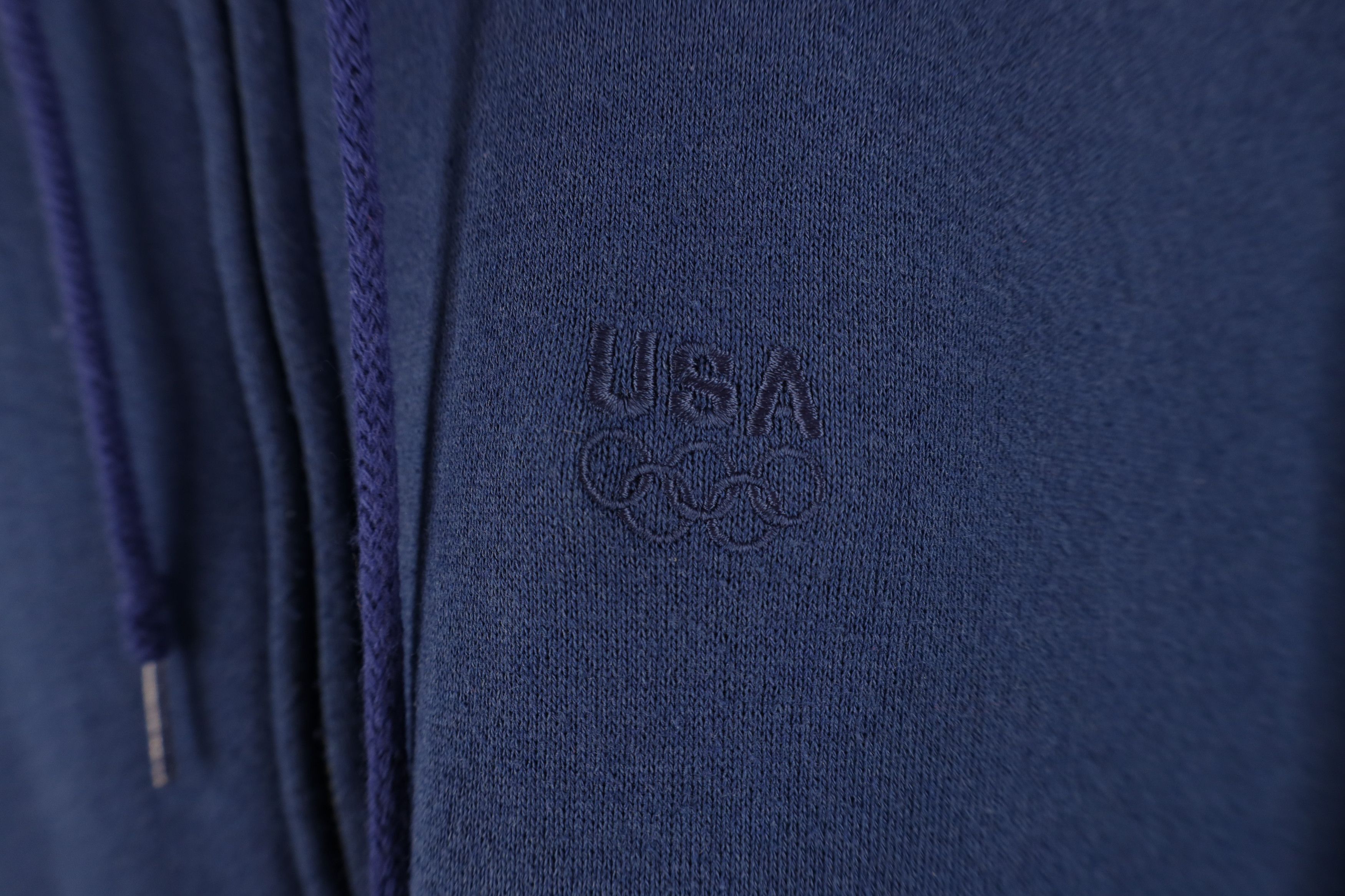 Vintage Vintage 90s USA Olympics Heavyweight Full Zip Hoodie USA Size US L / EU 52-54 / 3 - 4 Thumbnail
