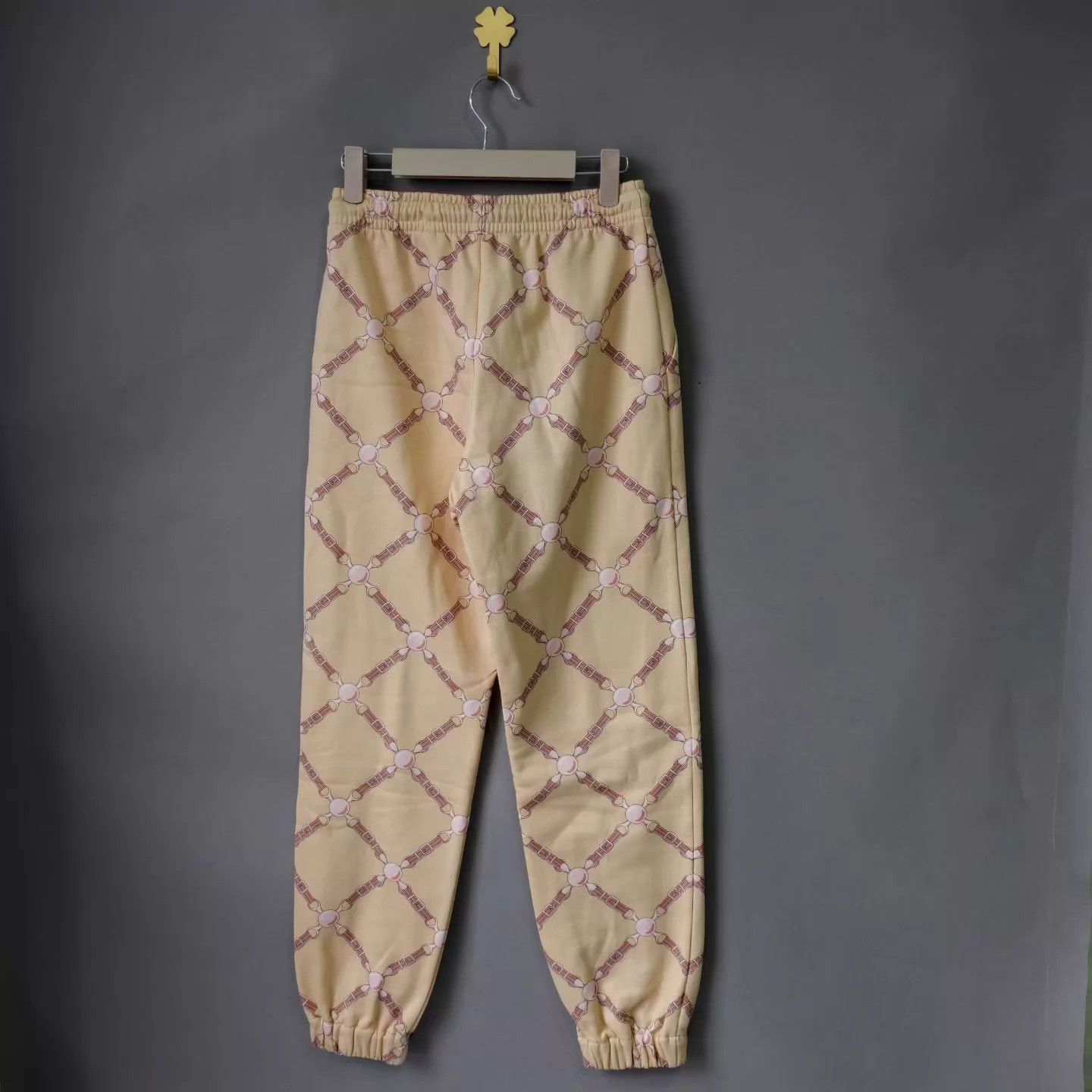 Hermes HERMES diamond all over print sweatpants 34 99 Size 25" / US 0 / IT 36 - 2 Thumbnail