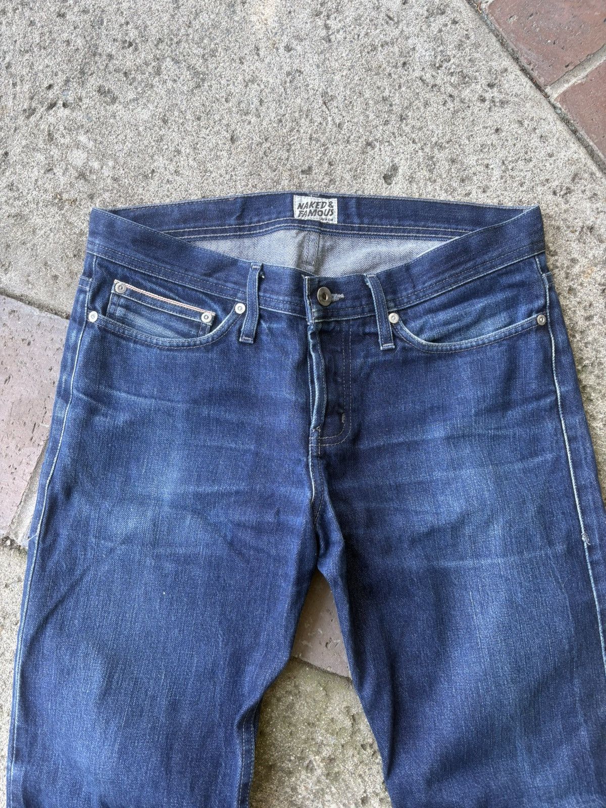 Naked & Famous Naked & Famous “Weird Guy” Selvedge Denim Size US 32 / EU 48 - 2 Thumbnail