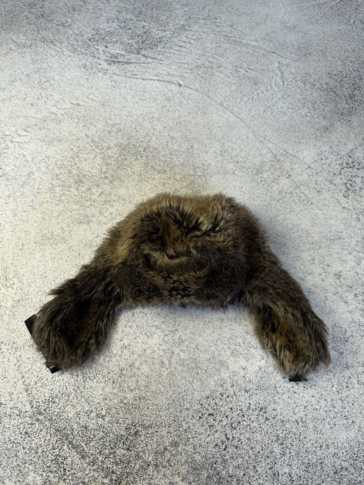 Vintage Ushanka Trapper Hat Furry Mohair Fuzzy Fur Hat Y2K 90s rare Size ONE SIZE - 15 Thumbnail