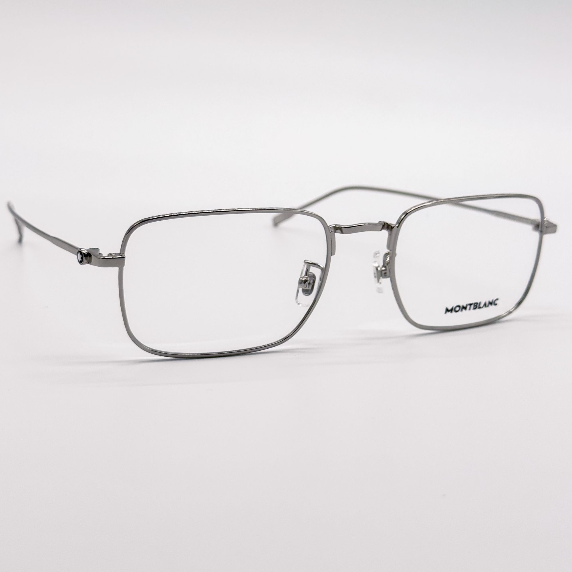 Montblanc NEW MONTBLANC EYEGLASSES MB0212O 005 SILVER MEN EYEWEAR Size ONE SIZE - 4 Thumbnail