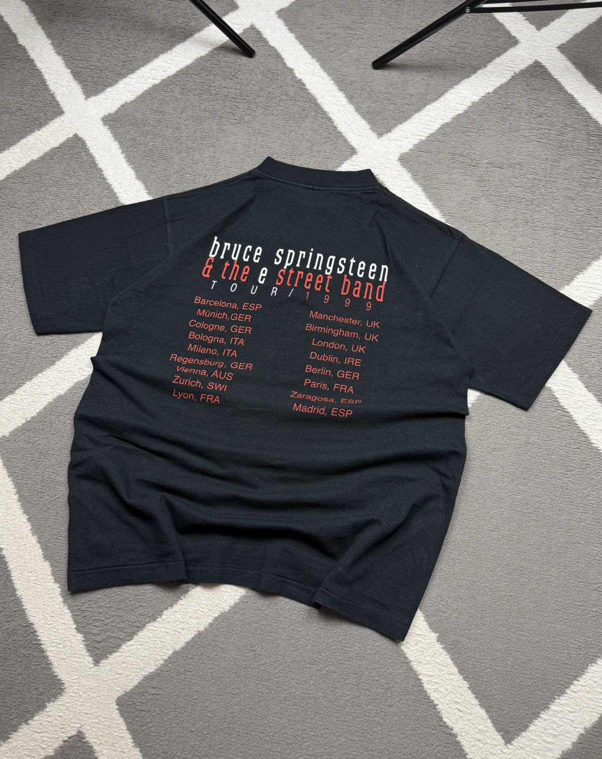 Band Tees Vintage Bruce Springsteen & The E Street Band Tour 1999 Tee Size US L / EU 52-54 / 3 - 3 Thumbnail