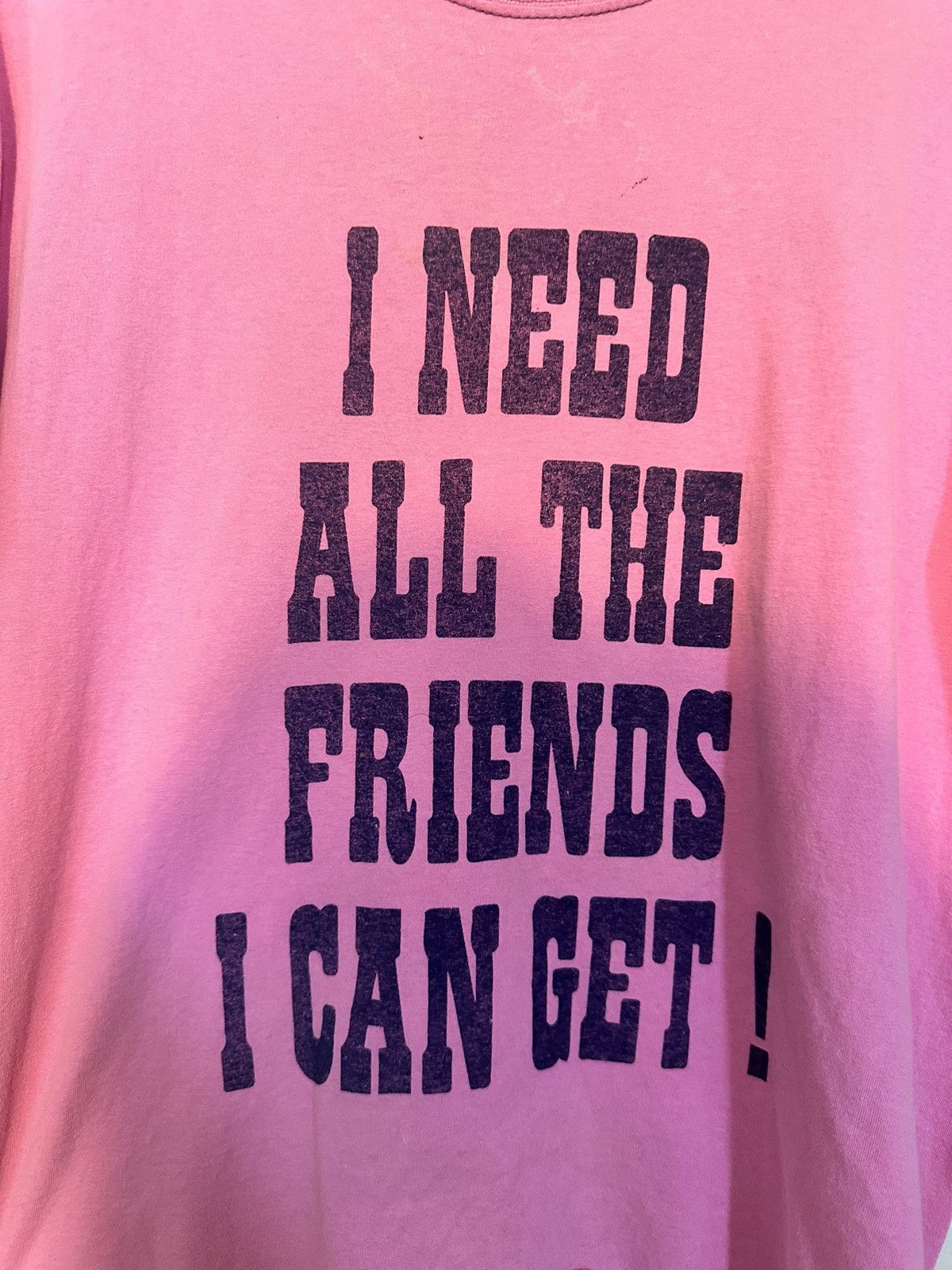 Designer × Vintage Wild Donkey I NEED ALL THE FRIENDS I CAN GET’ T Cropped Size M / US 6-8 / IT 42-44 - 3 Thumbnail