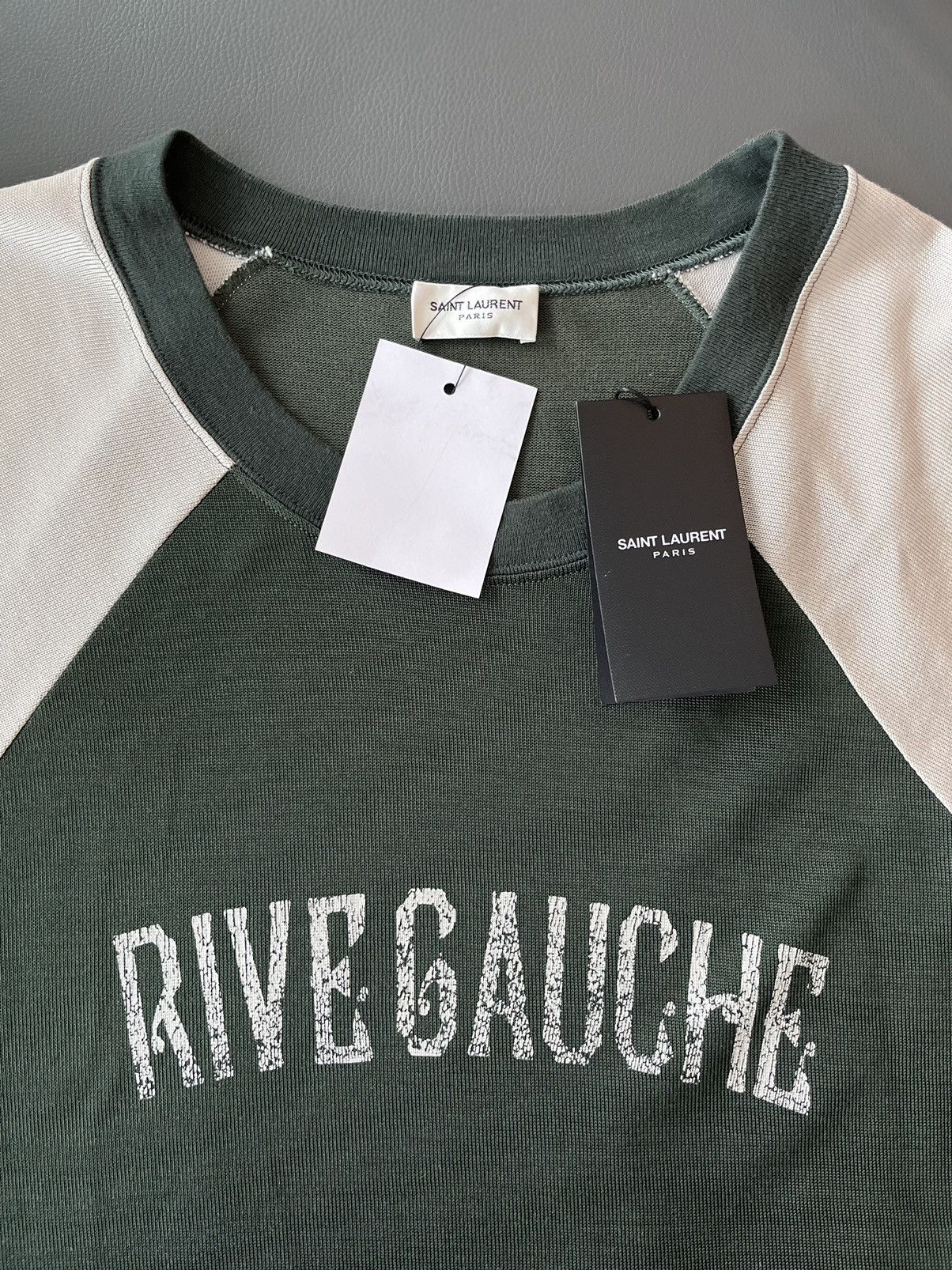 Saint Laurent Paris Rare Saint Laurent Brand New Runway Rive Gauche Tee T-shirt Size US L / EU 52-54 / 3 - 15 Thumbnail