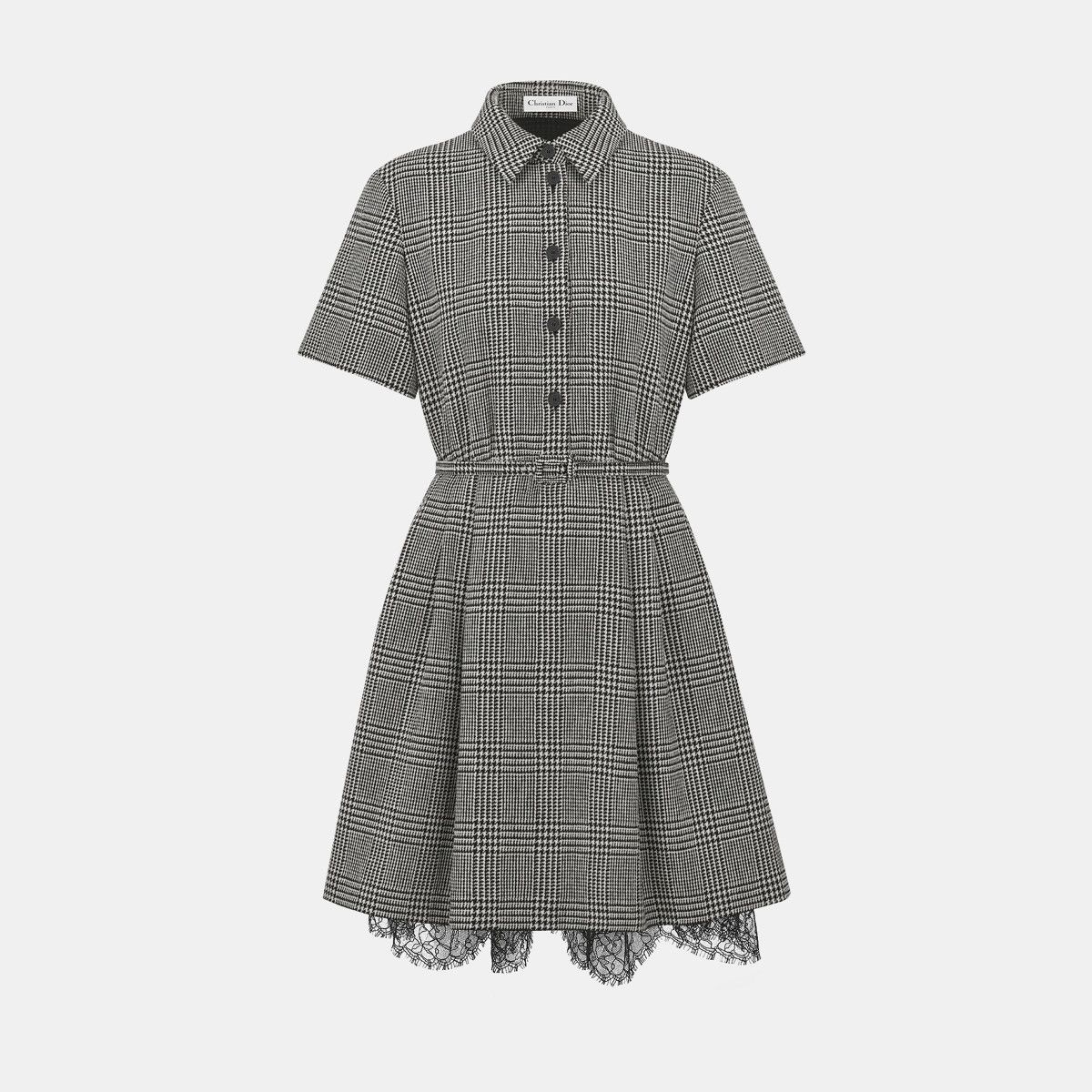 image of Dior O1Bcso1Str0524 Dress In Black & White in Black/White, Women's (Size Medium)