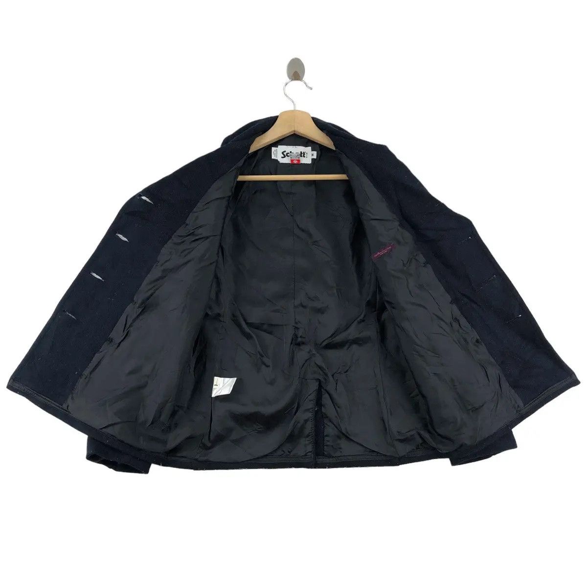 Schott SCHOTT NYC x EARTH MUSIC ECOLOGY Pea Coat Jacket Heavy Parka Size M / US 6-8 / IT 42-44 - 5 Thumbnail