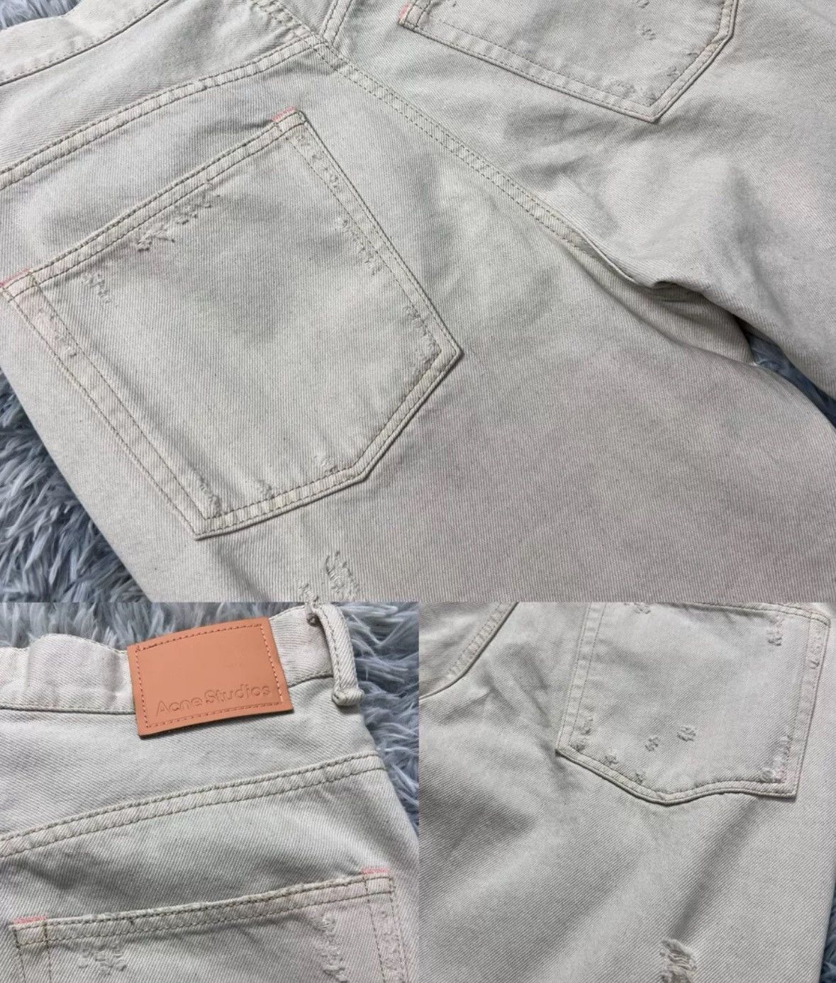 Acne Studios Acne studios Ripped white jeans 2412-Nextarrow Size US 28 / EU 44 - 8 Thumbnail