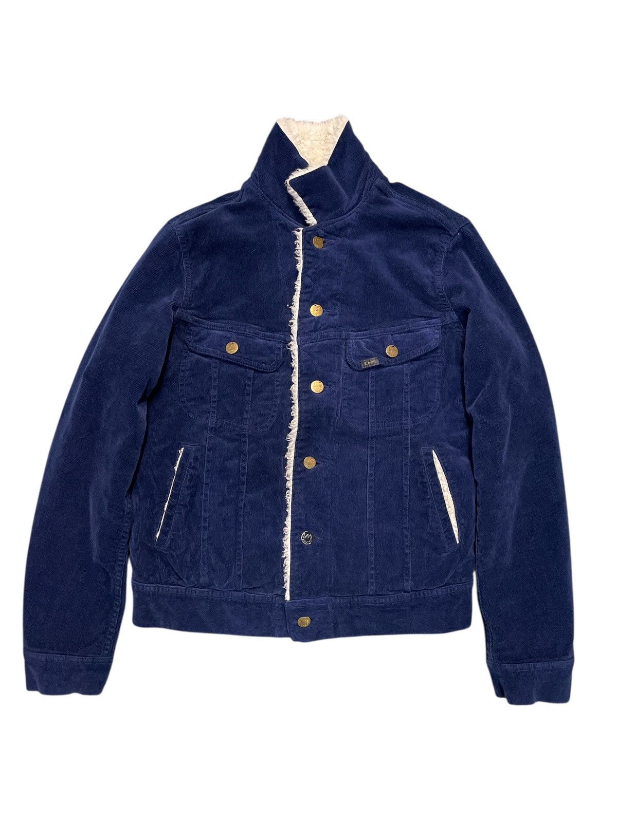 Lee Vintage Lee Riders Corduroy Denim Jacket Lined Fleece Size US S / EU 44-46 / 1 - 1 Thumbnail