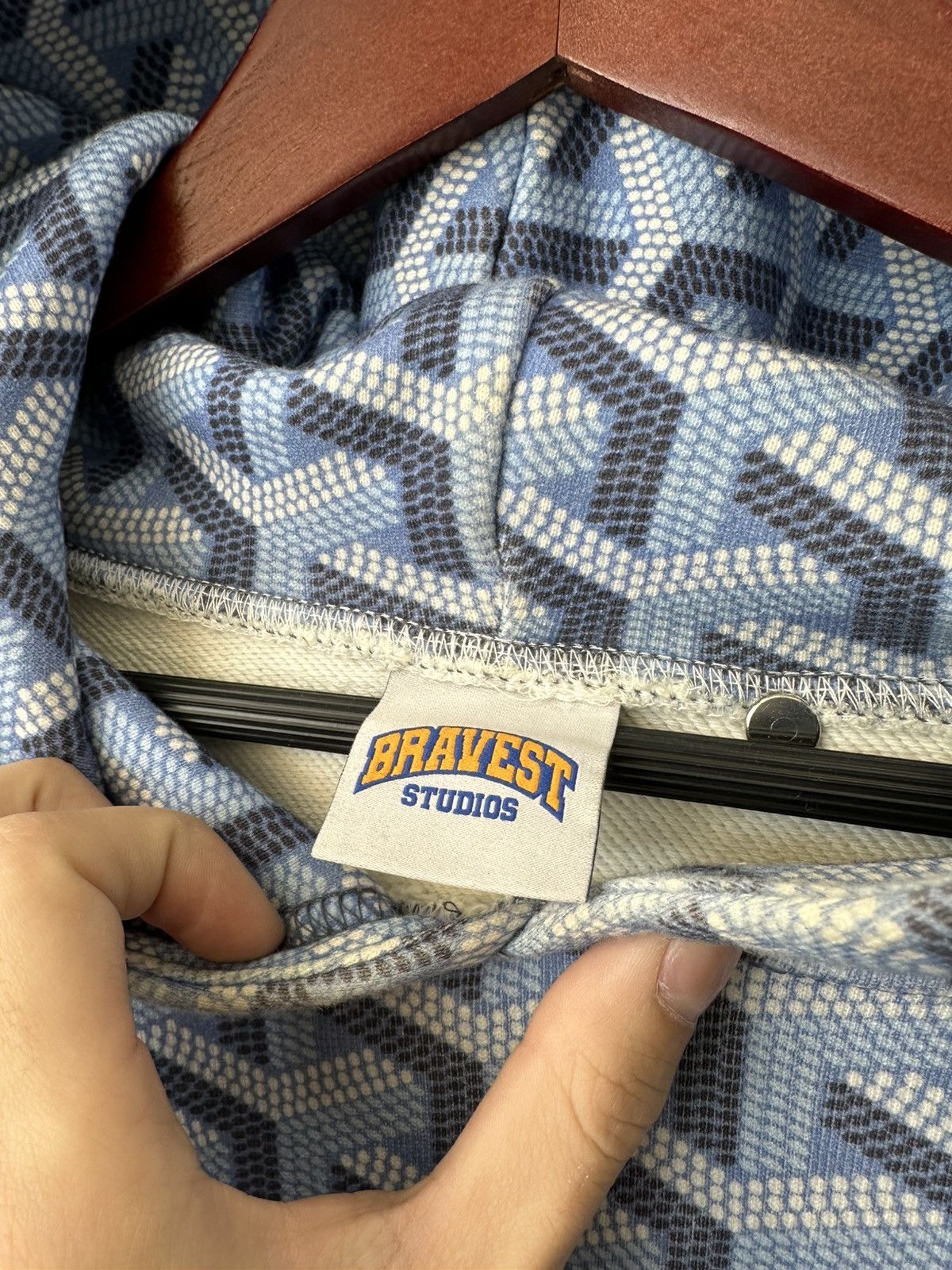 Bravest Studios BRAVEST STUDIOS GOYARD MONOGRAM PRINT HOODIE Size US L / EU 52-54 / 3 - 5 Thumbnail