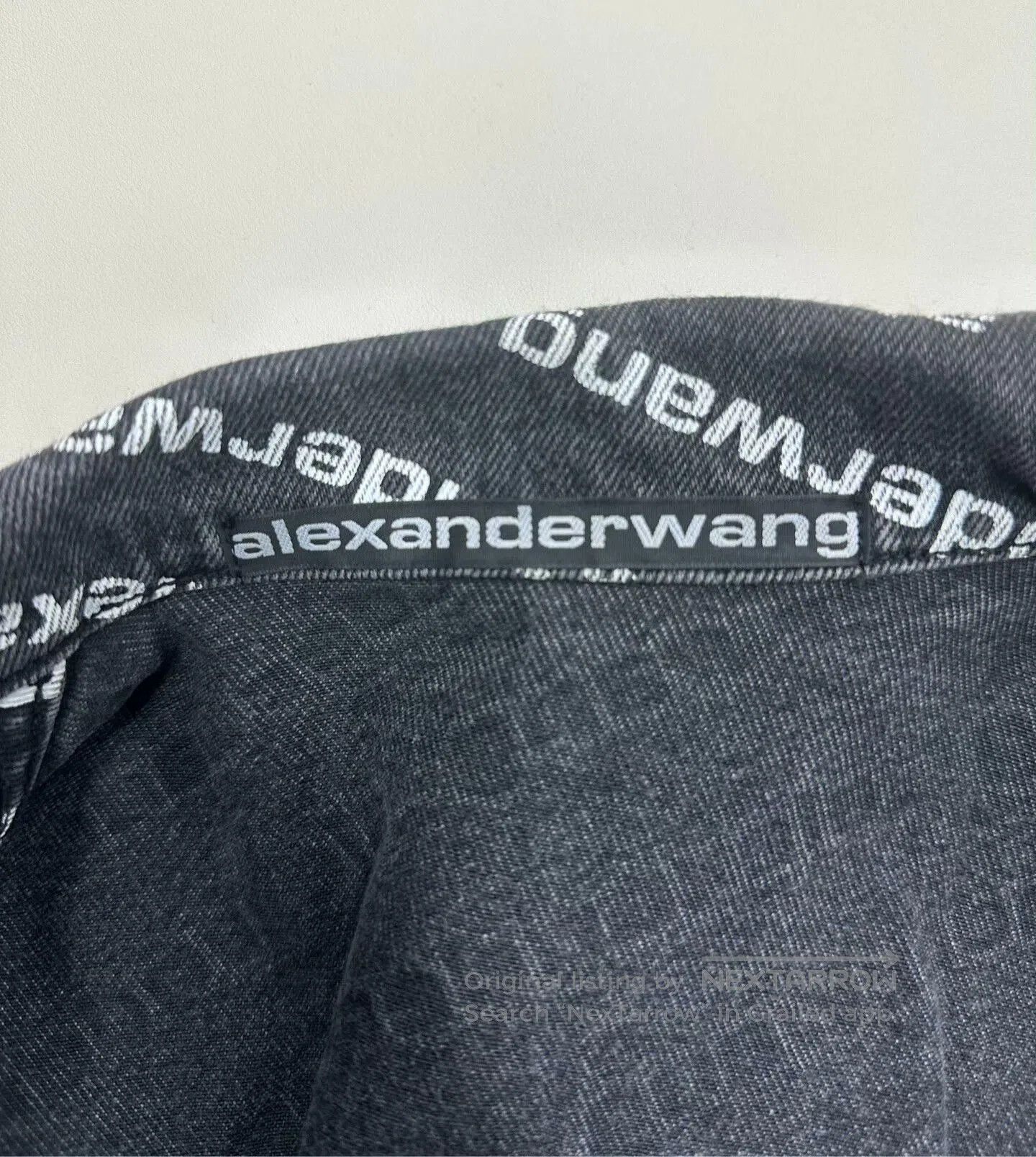 Alexander Wang Alexander Wang Black Denim Jacket. Size US L / EU 52-54 / 3 - 3 Thumbnail