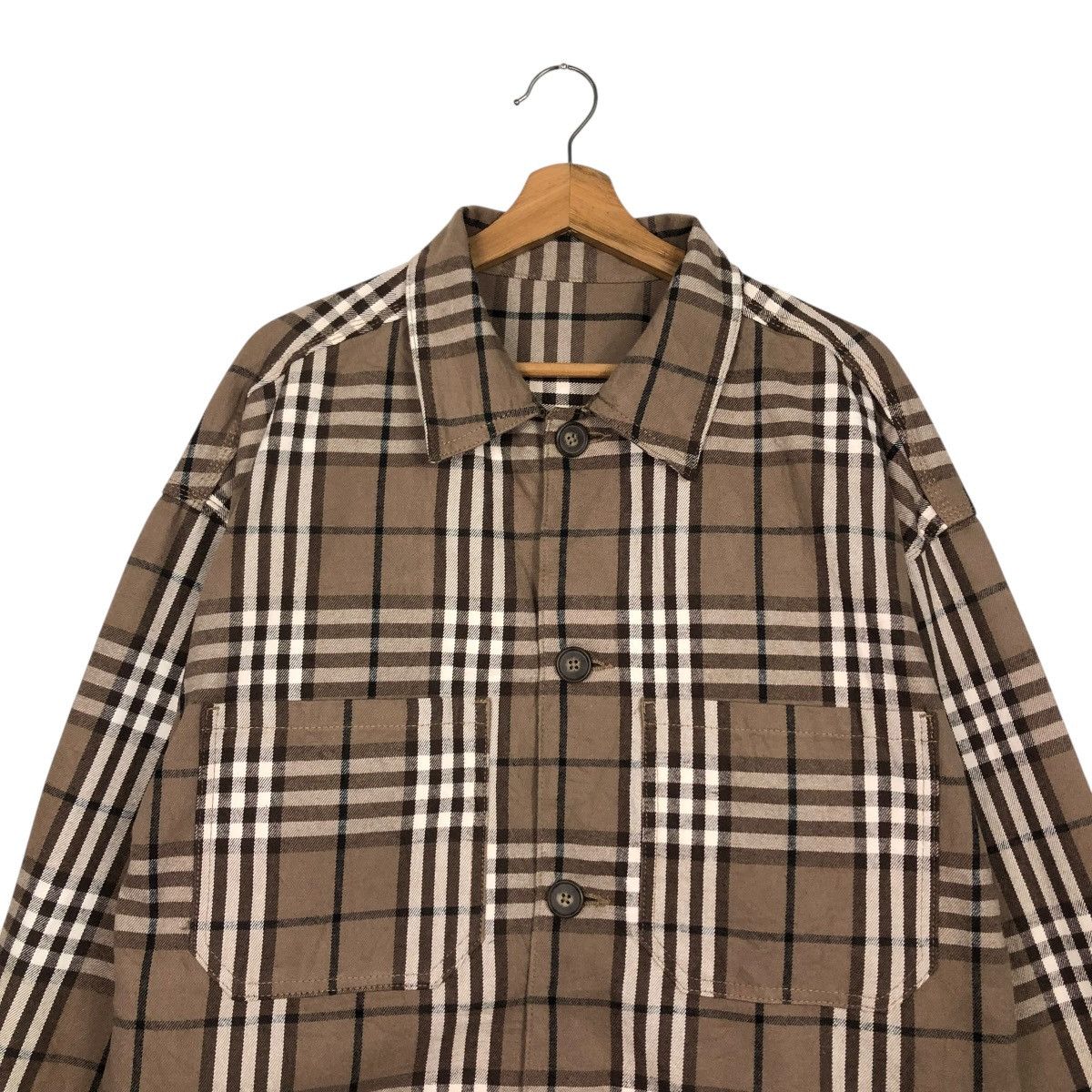 Japanese Brand 🔥VINTAGE CHORE WORK JACKET TARTAN DESIGN GU ISSEY MIYAKE Size US L / EU 52-54 / 3 - 5 Thumbnail