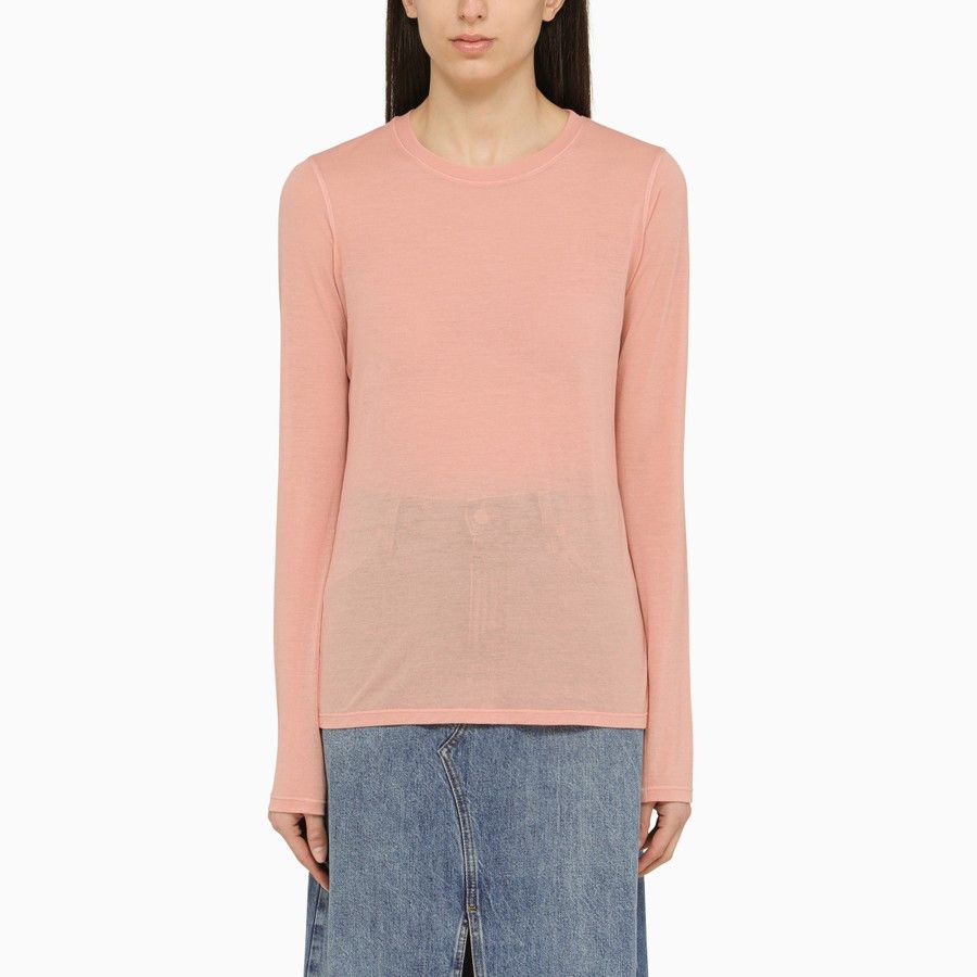 Roberto Cavalli o1d2blof0924 Crew-neck Jumpers in Pink Size S / US 4 / IT 40 - 1 Thumbnail