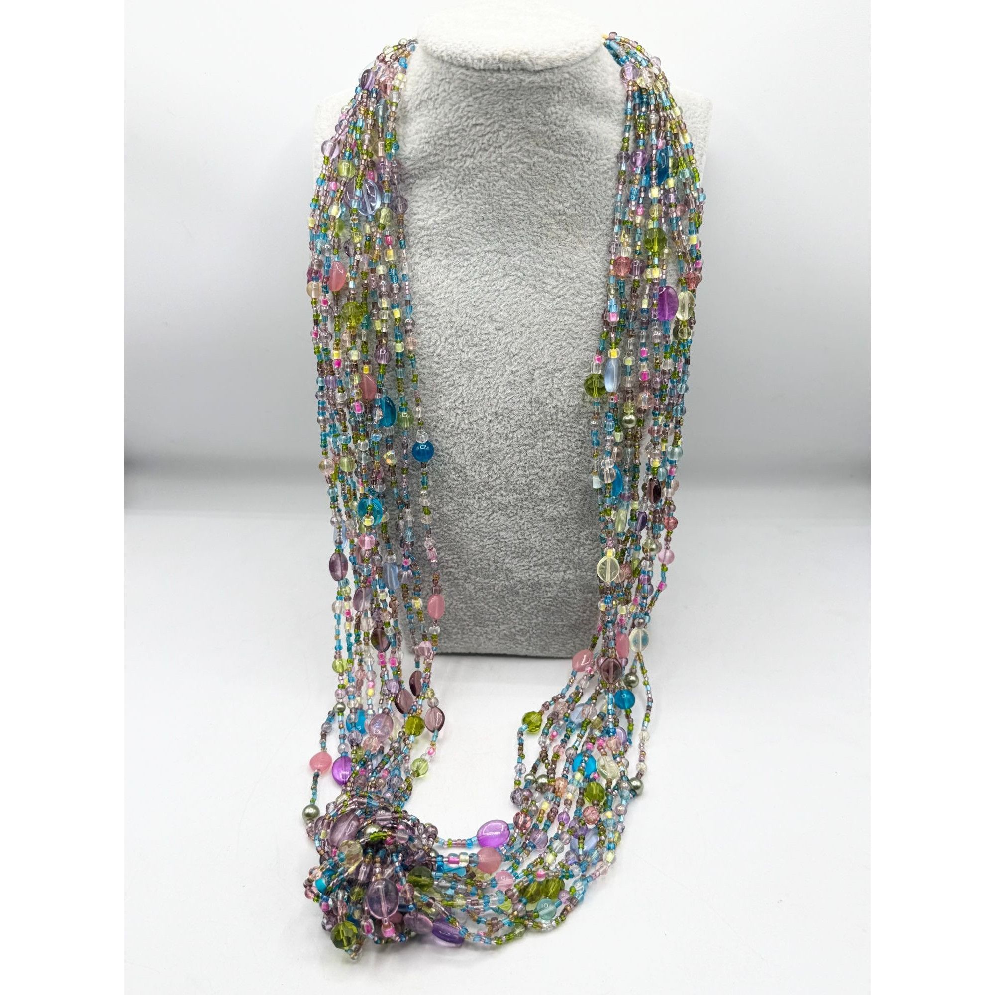 Joan Rivers Joan Rivers Torsade Collection Multi Strand Glass Bead Czech Size ONE SIZE - 1 Thumbnail