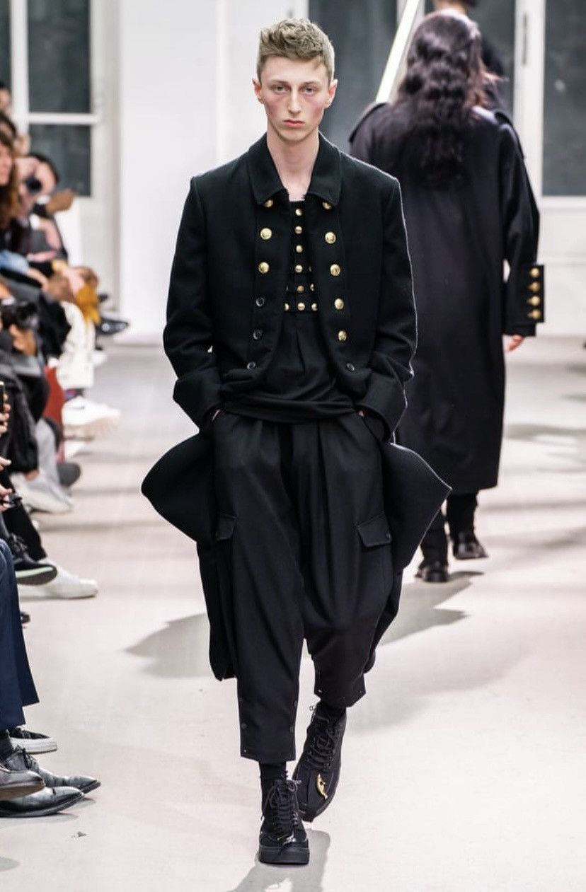Yohji Yamamoto yohji aw19 button hem pants Size US 36 / EU 52 - 1 Thumbnail