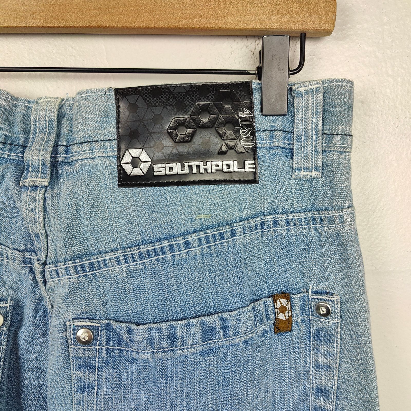 Southpole Vintage Y2K Southpole Baggy Jeans Mens 32 Light Wash Size US 32 / EU 48 - 6 Thumbnail