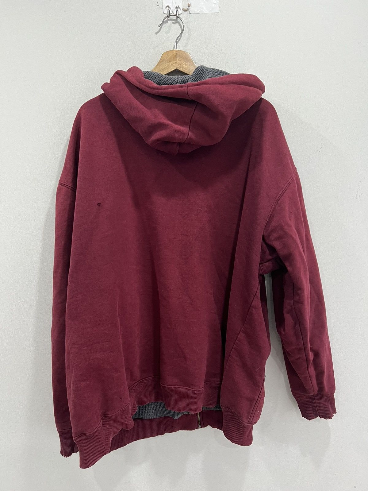 Vintage Vintage Sun Faded Thermal Lined Hoodie Zip Up Sweater 3xl Size US XXL / EU 58 / 5 - 2 Thumbnail