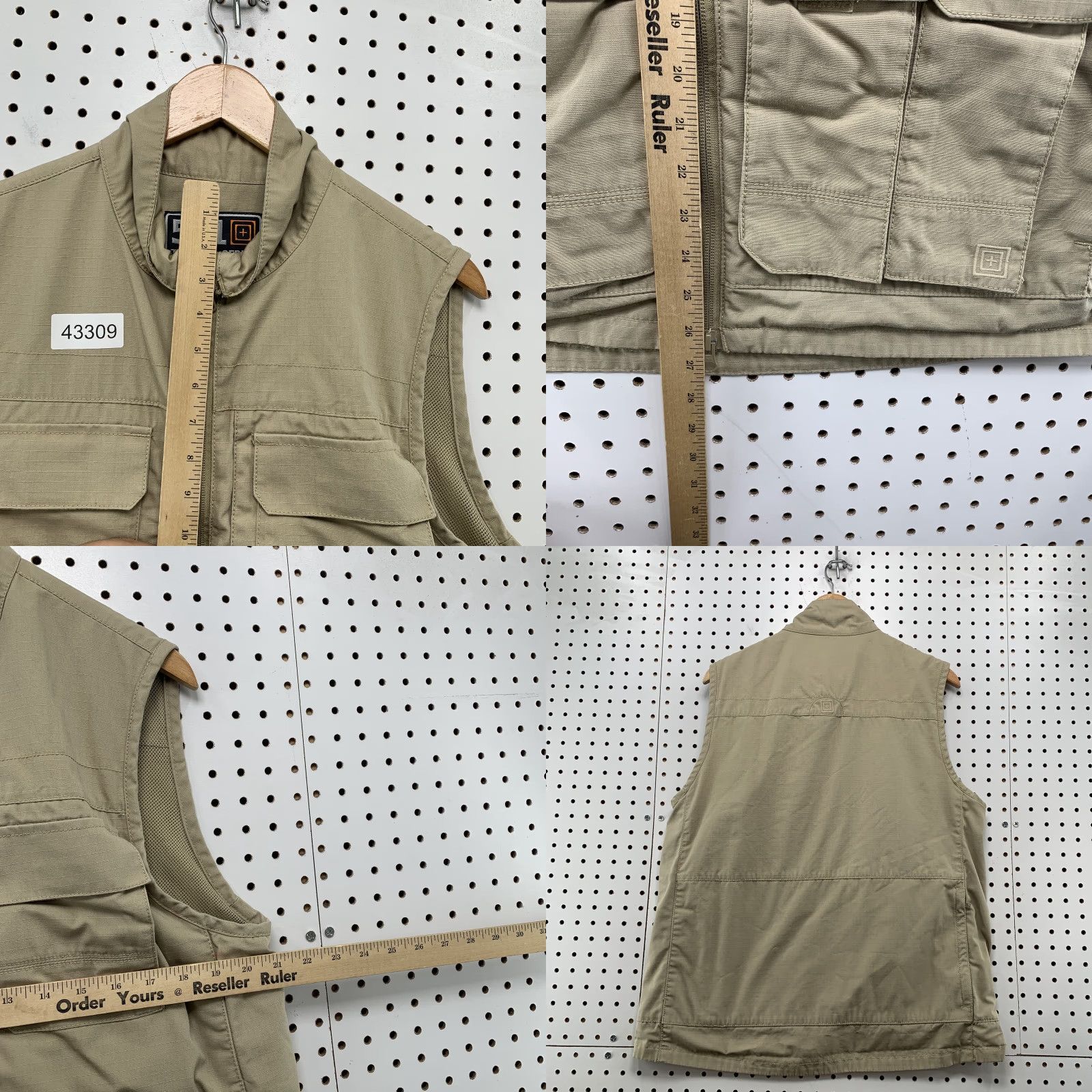 Vintage 5.11 Tactical Series Vest Mens Medium Khaki Safari Fishing Photograpy Size US M / EU 48-50 / 2 - 8 Thumbnail