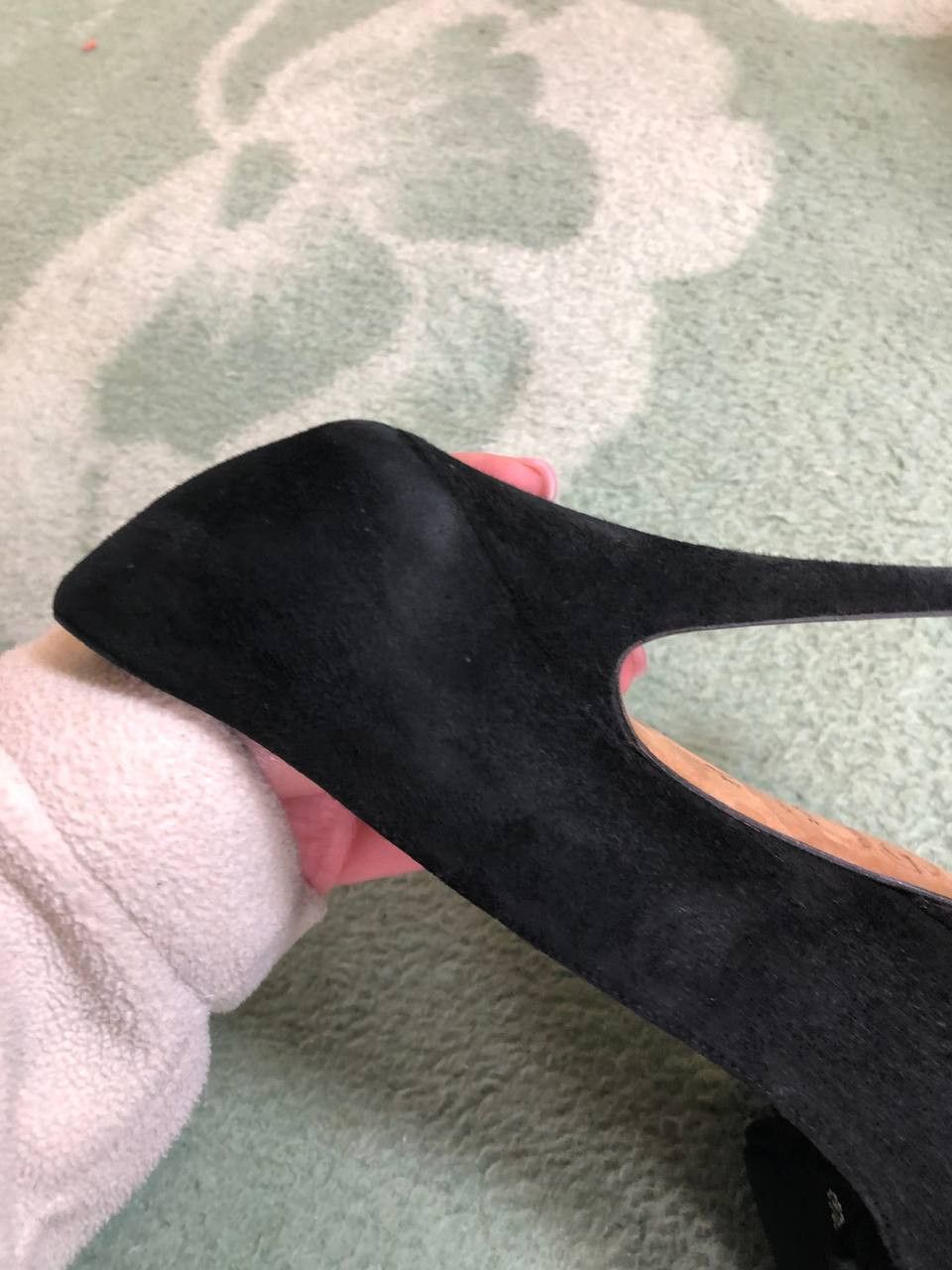 Dolce & Gabbana Dolce & Gabbana Black Peep-Toe Platform Pumps Size US 8.5 / IT 38.5 - 14 Thumbnail