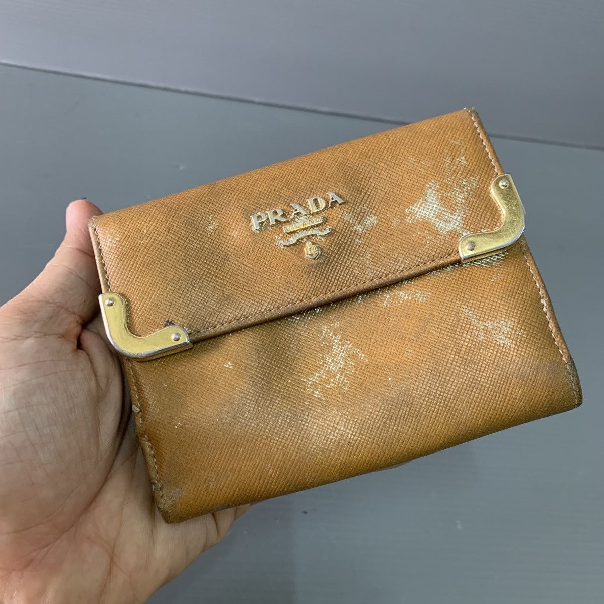 Prada Prada Leather Wallet Size ONE SIZE - 2 Thumbnail